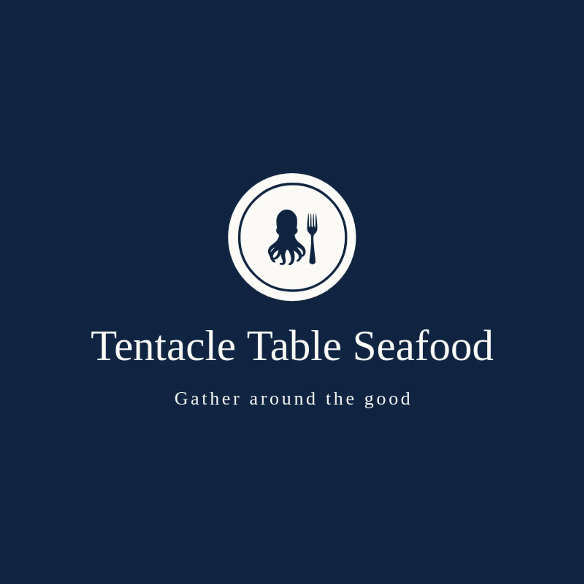 Tentacle Table Seafood logo for squid