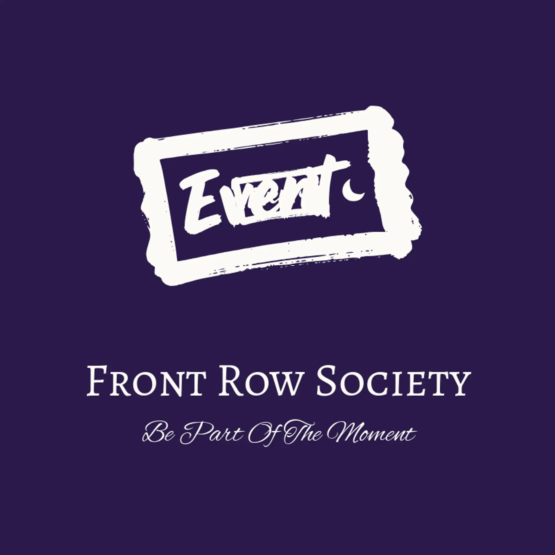 Front Row Society logo for event