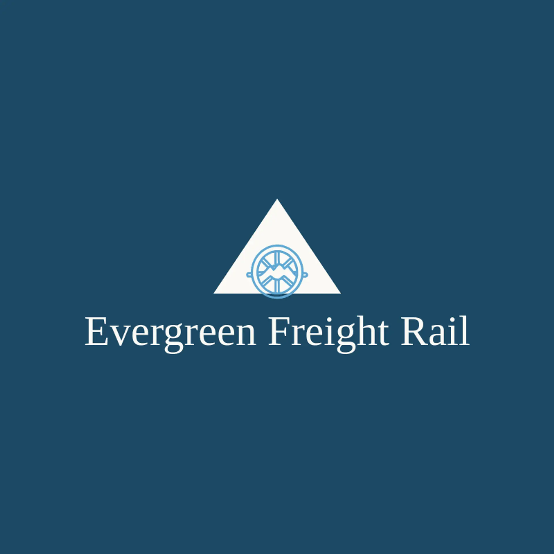 Evergreen Freight Rail logo for railroad