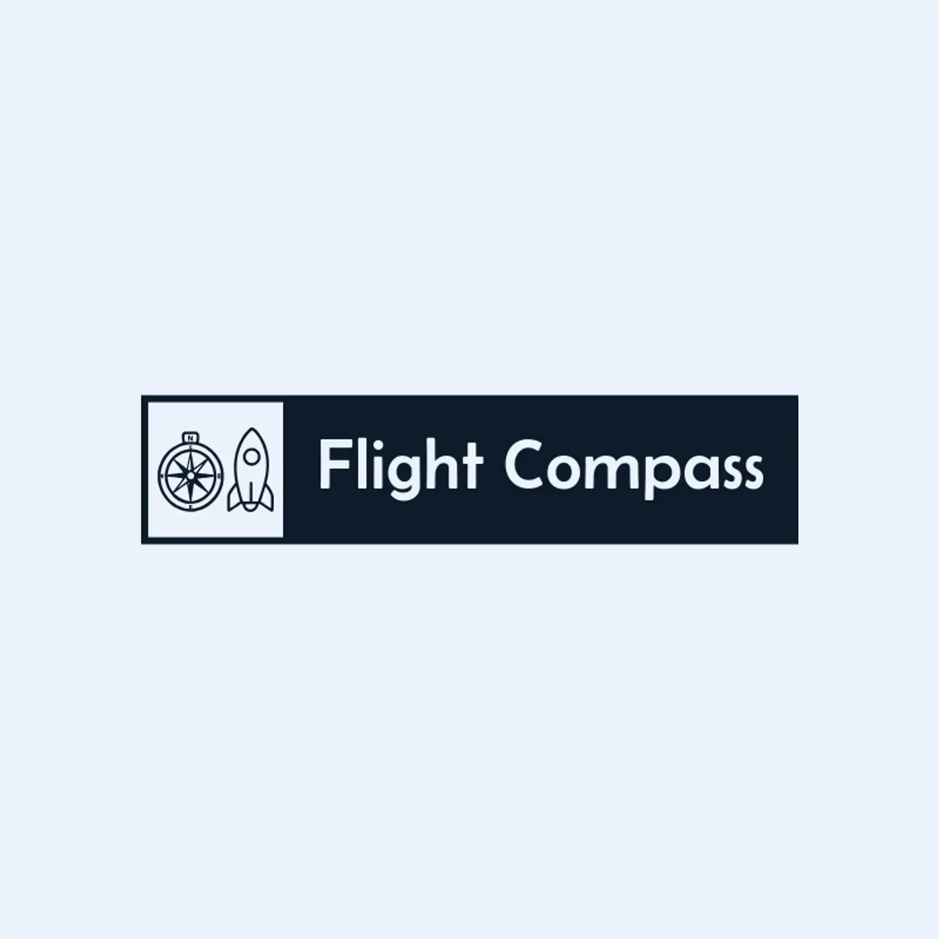 Flight Compass logo for rocket