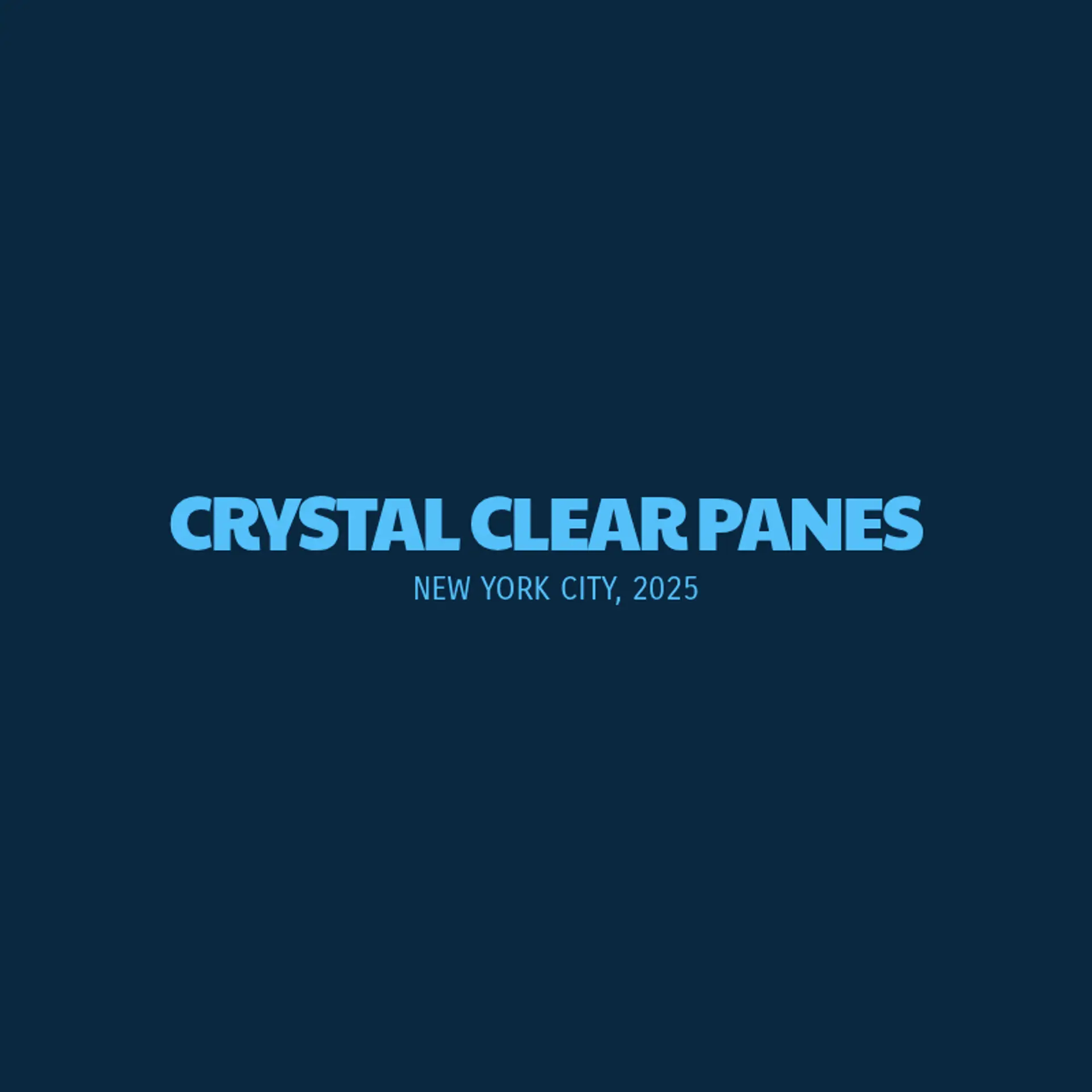 CrystalView Cleaners logo for window cleaning