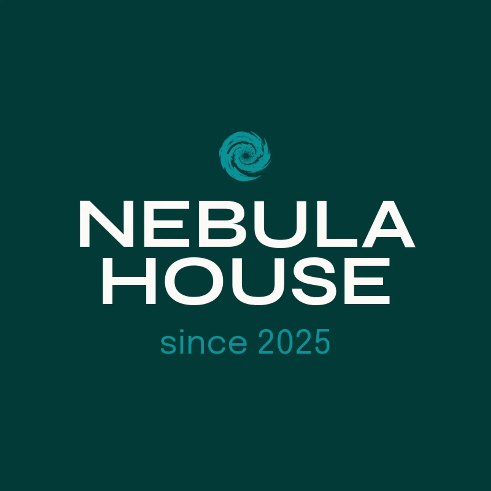 Nebula House logo for space