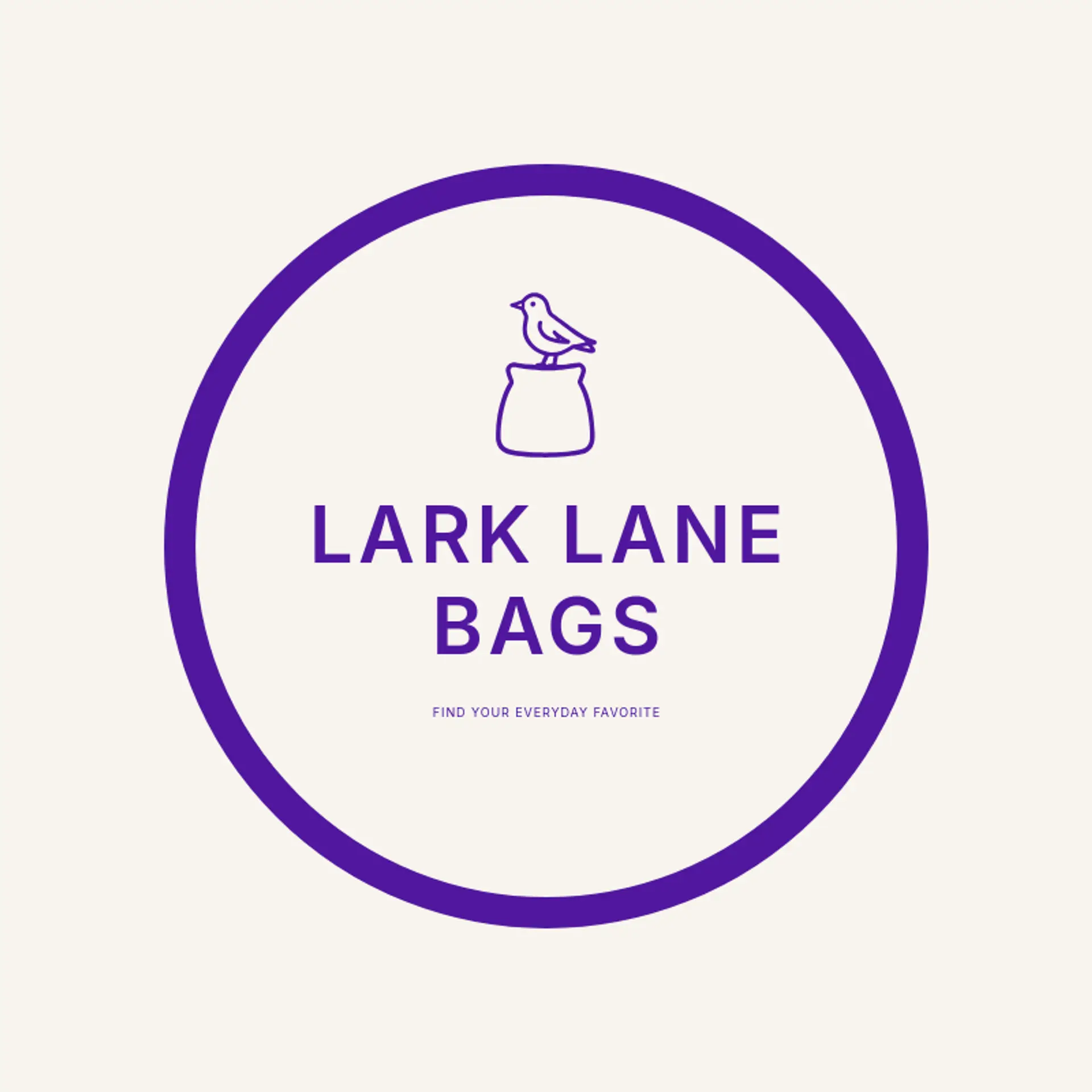 Lark Lane Bags logo for bag