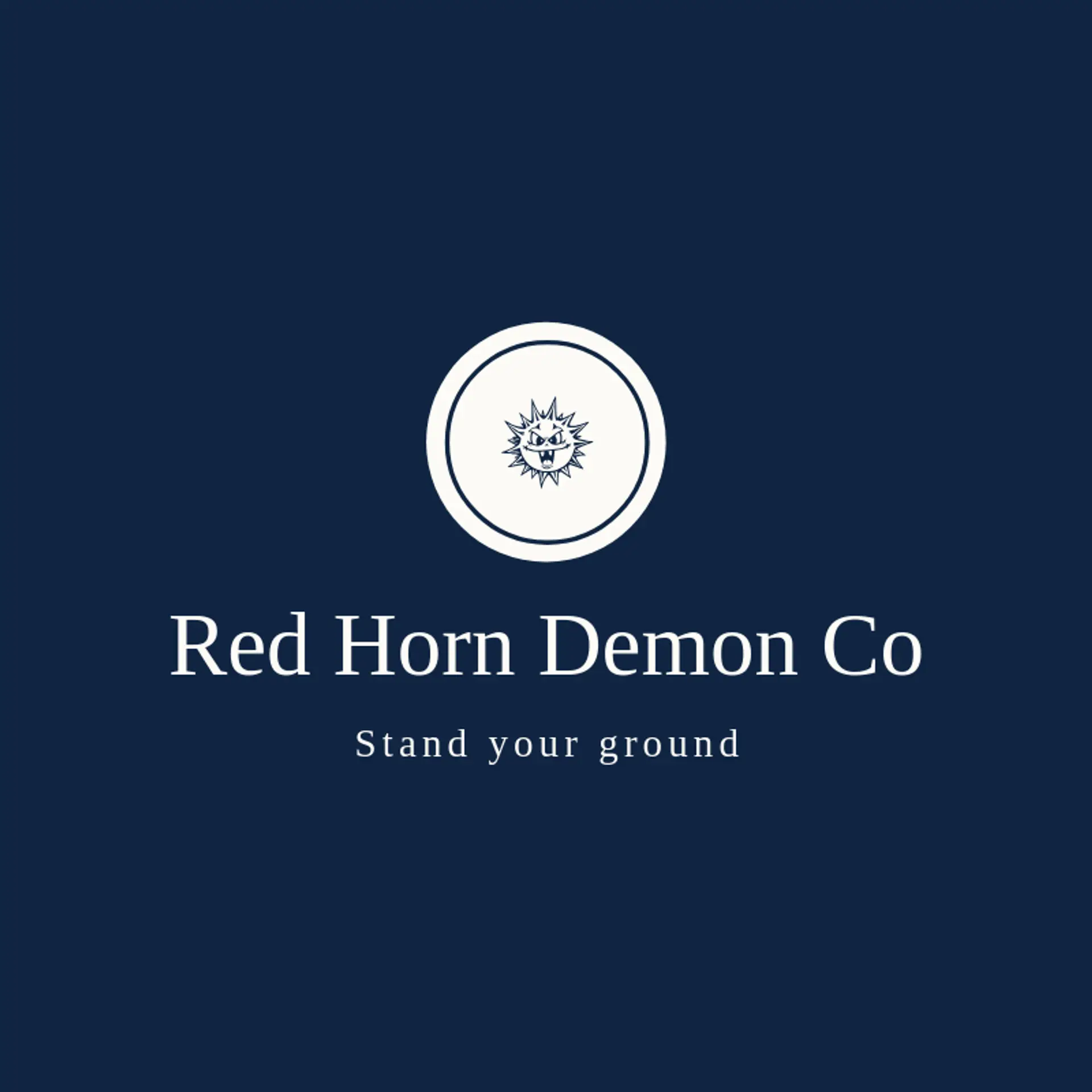 Red Horn Demon Co logo for demon