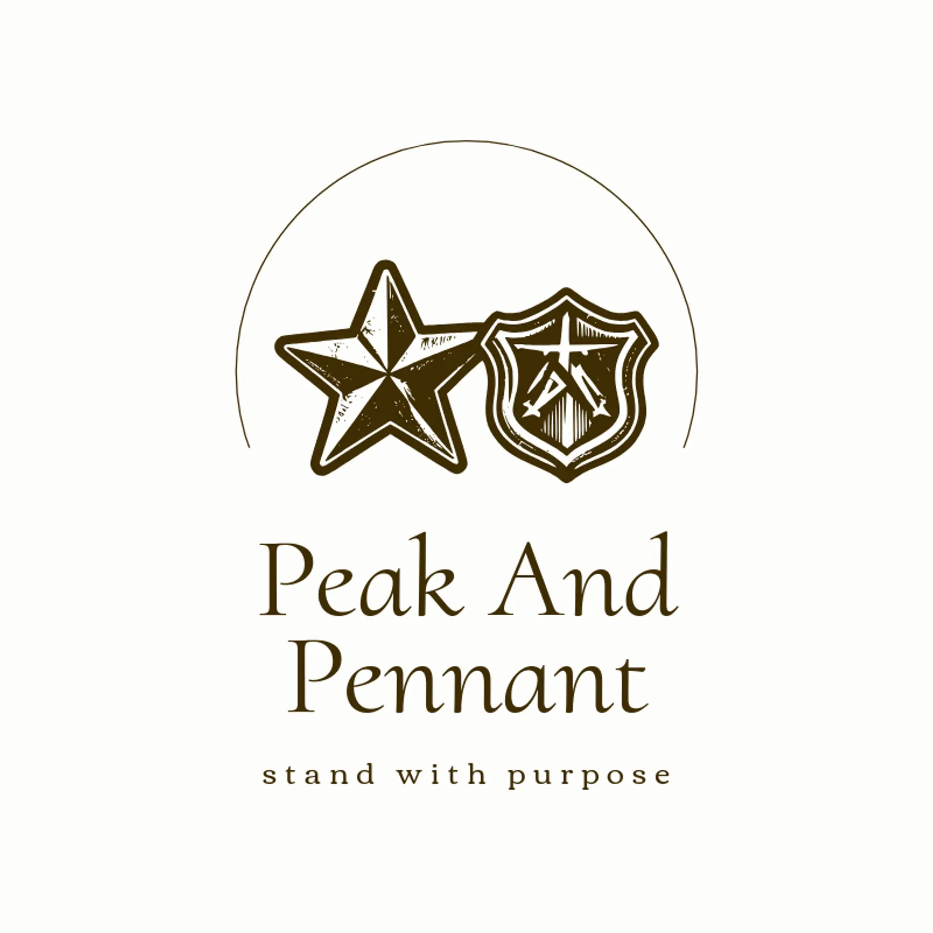 Peak And Pennant logo for crest