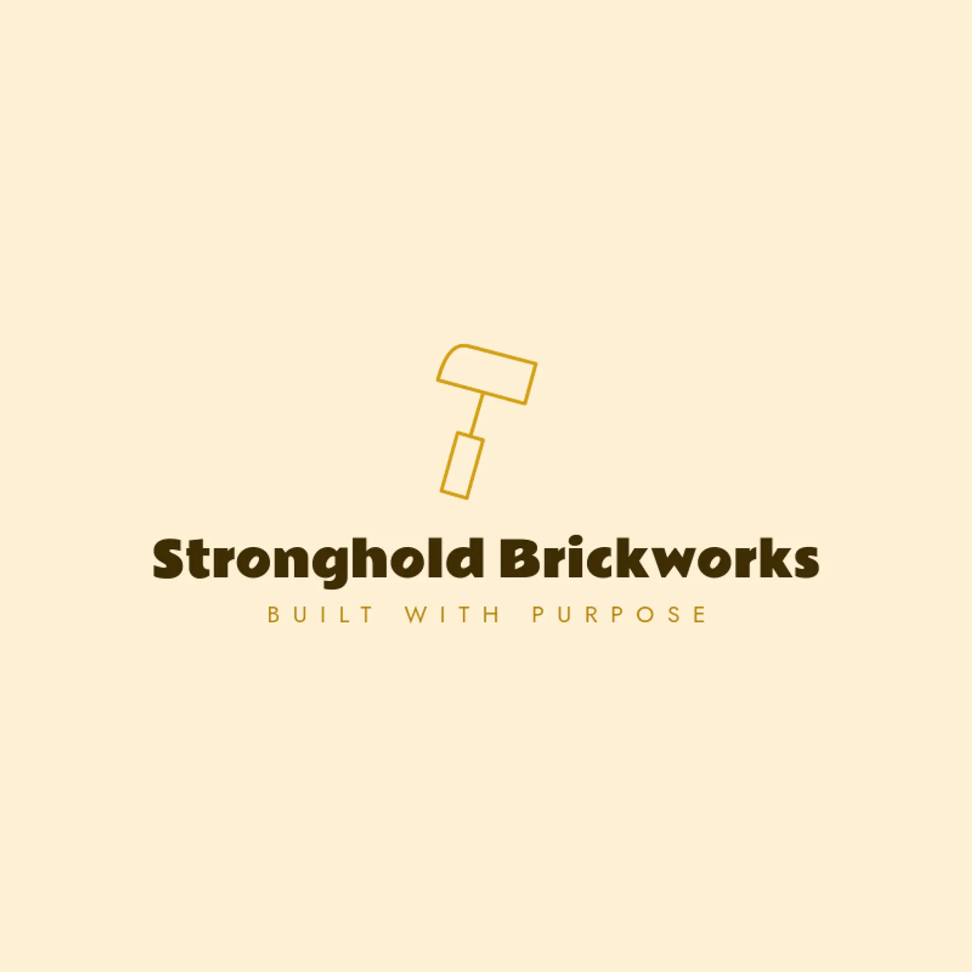 Stronghold Brickworks logo for mason