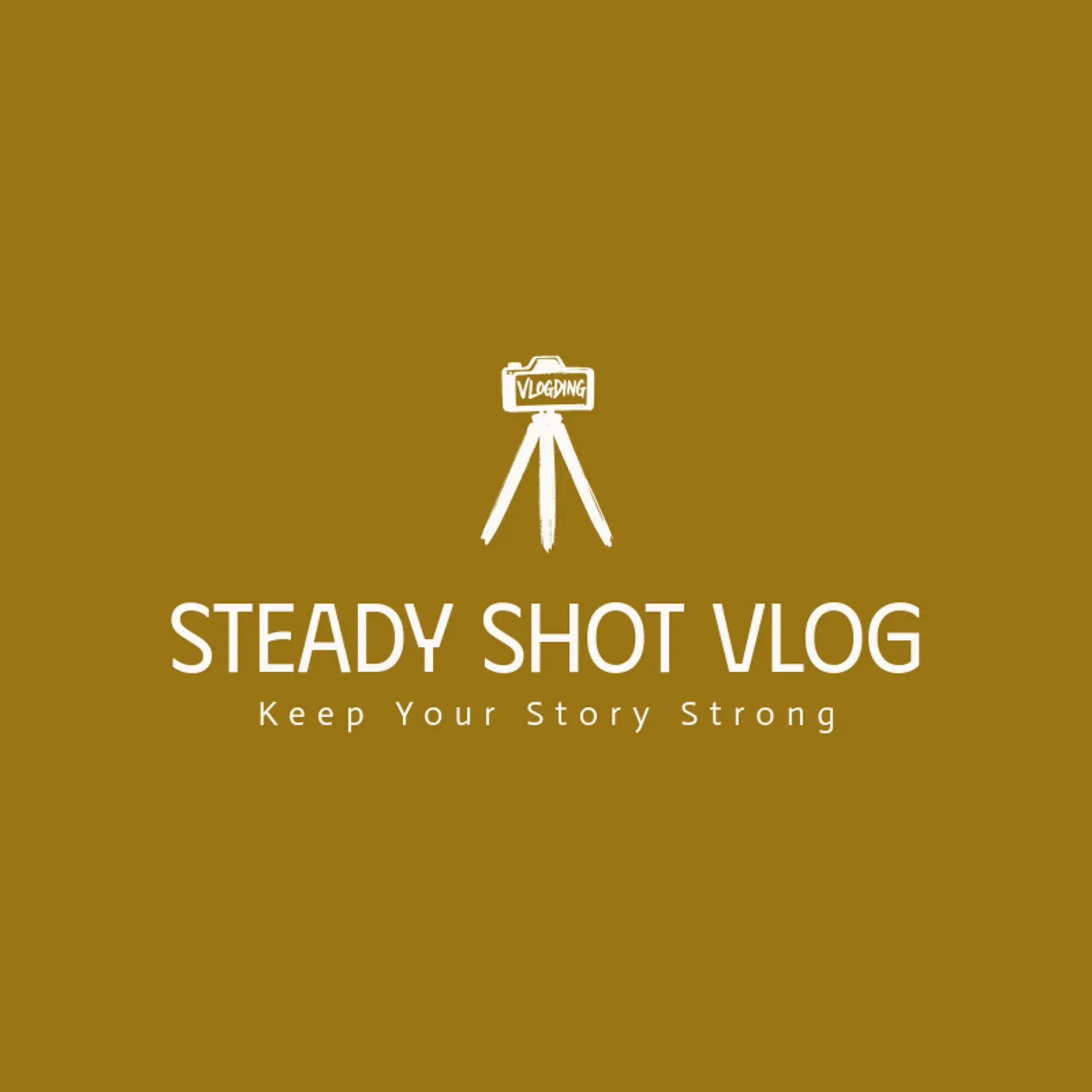 Steady Shot Vlog logo for vlog