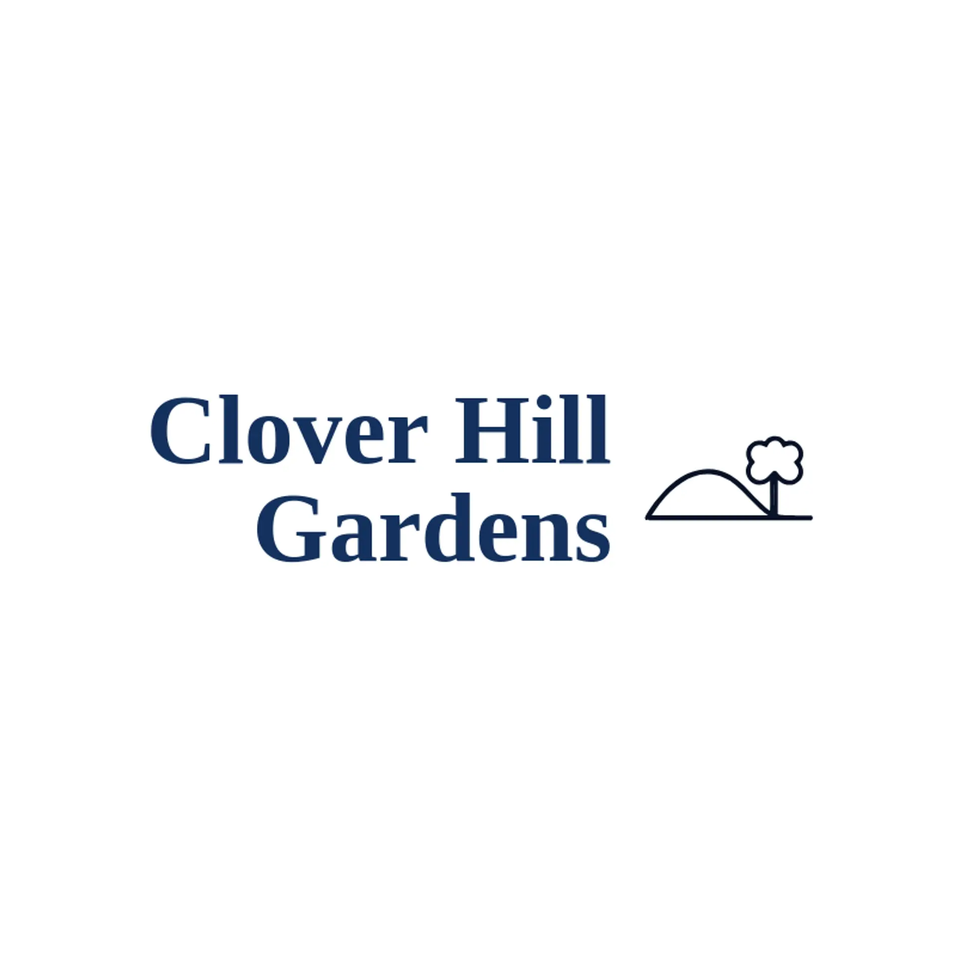 Clover Hill Gardens logo for hill