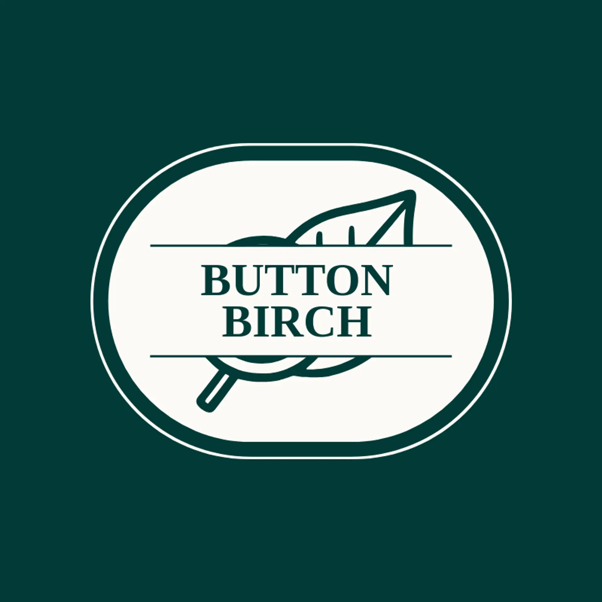Button Birch logo for clothes