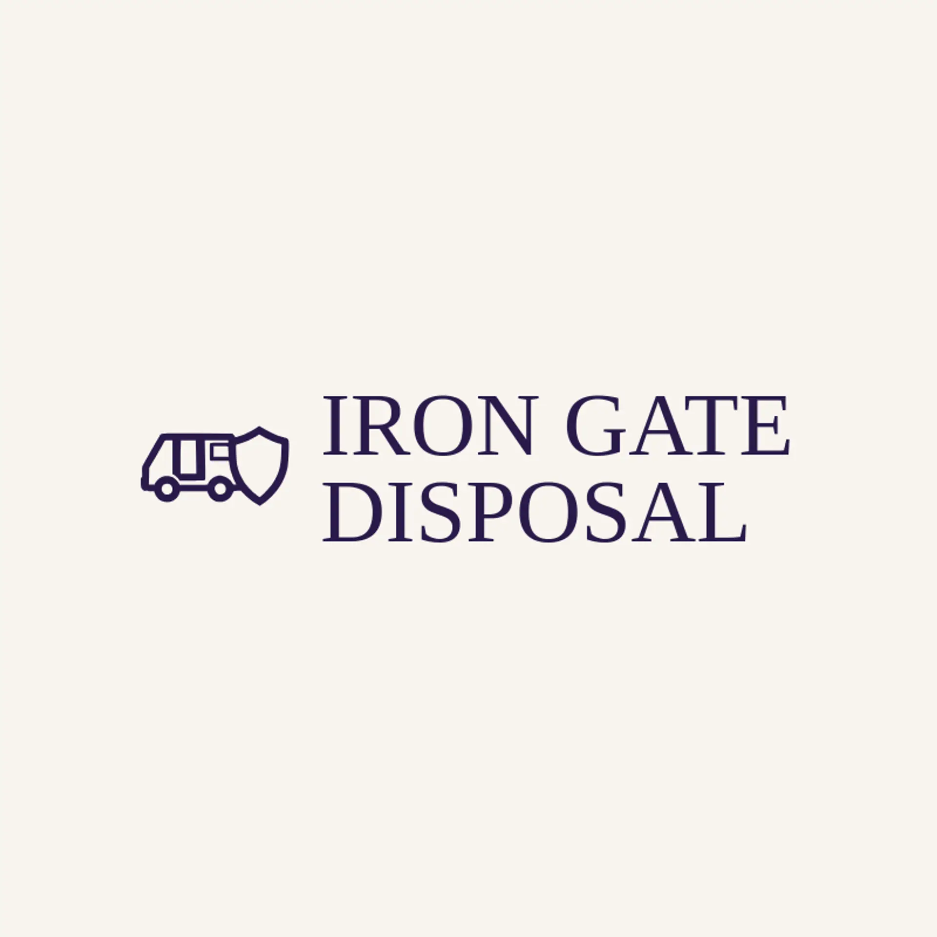 Iron Gate Disposal logo for garbage