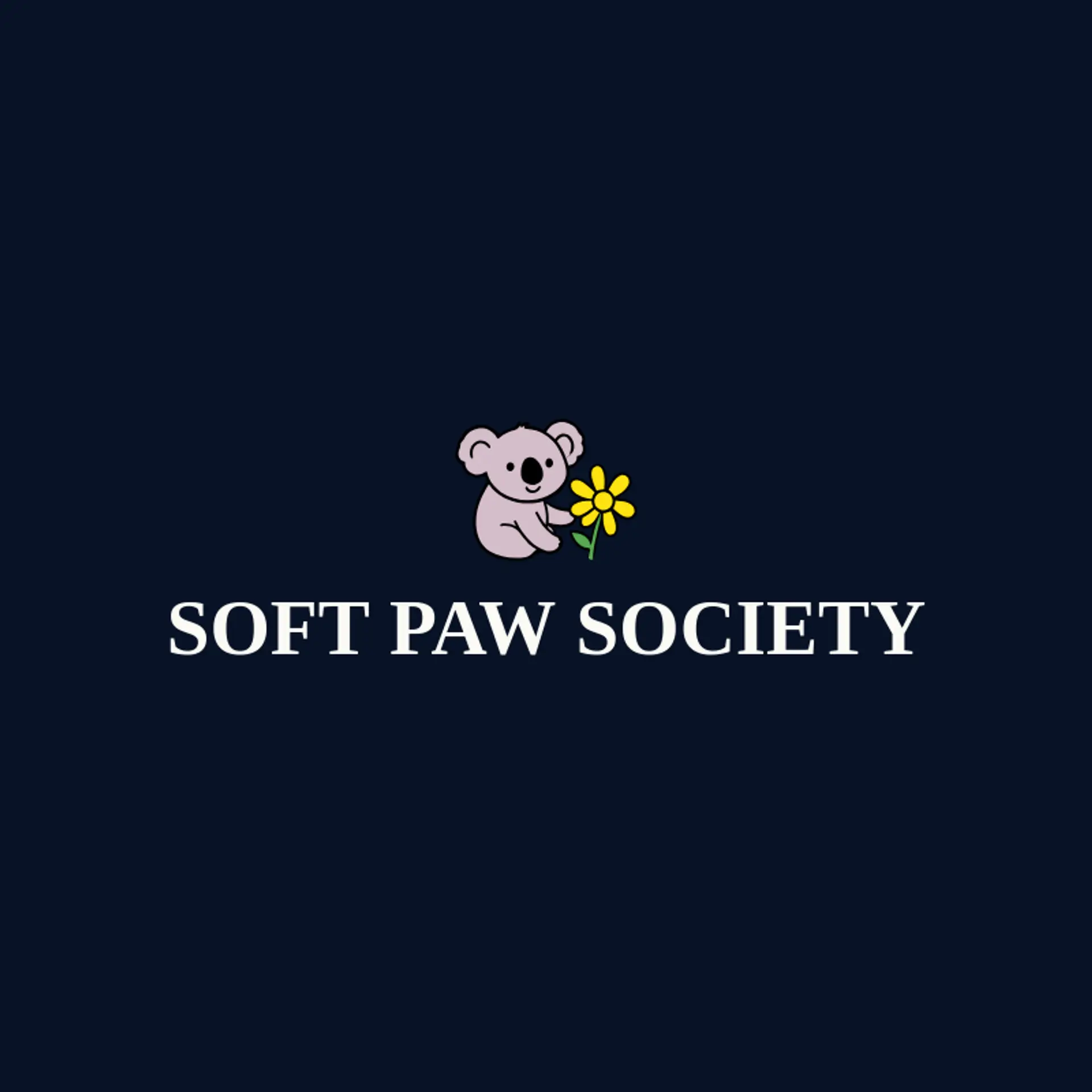 Soft Paw Society logo for koala