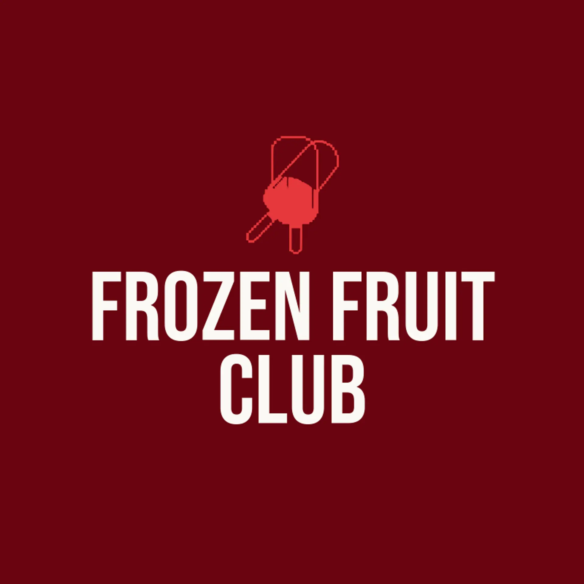 Frozen Fruit Club logo for popsicle