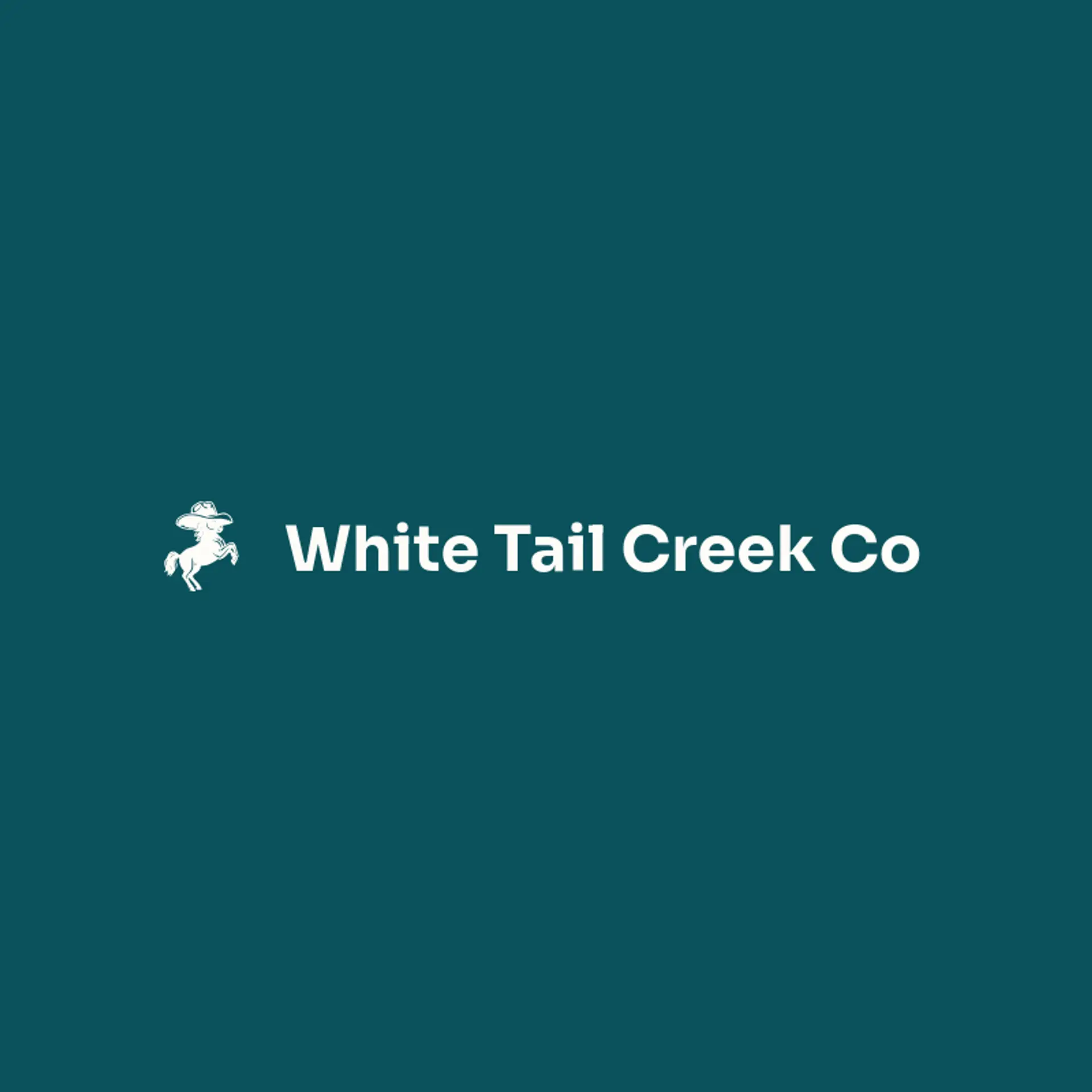 White Tail Creek Co logo for cowboy hat