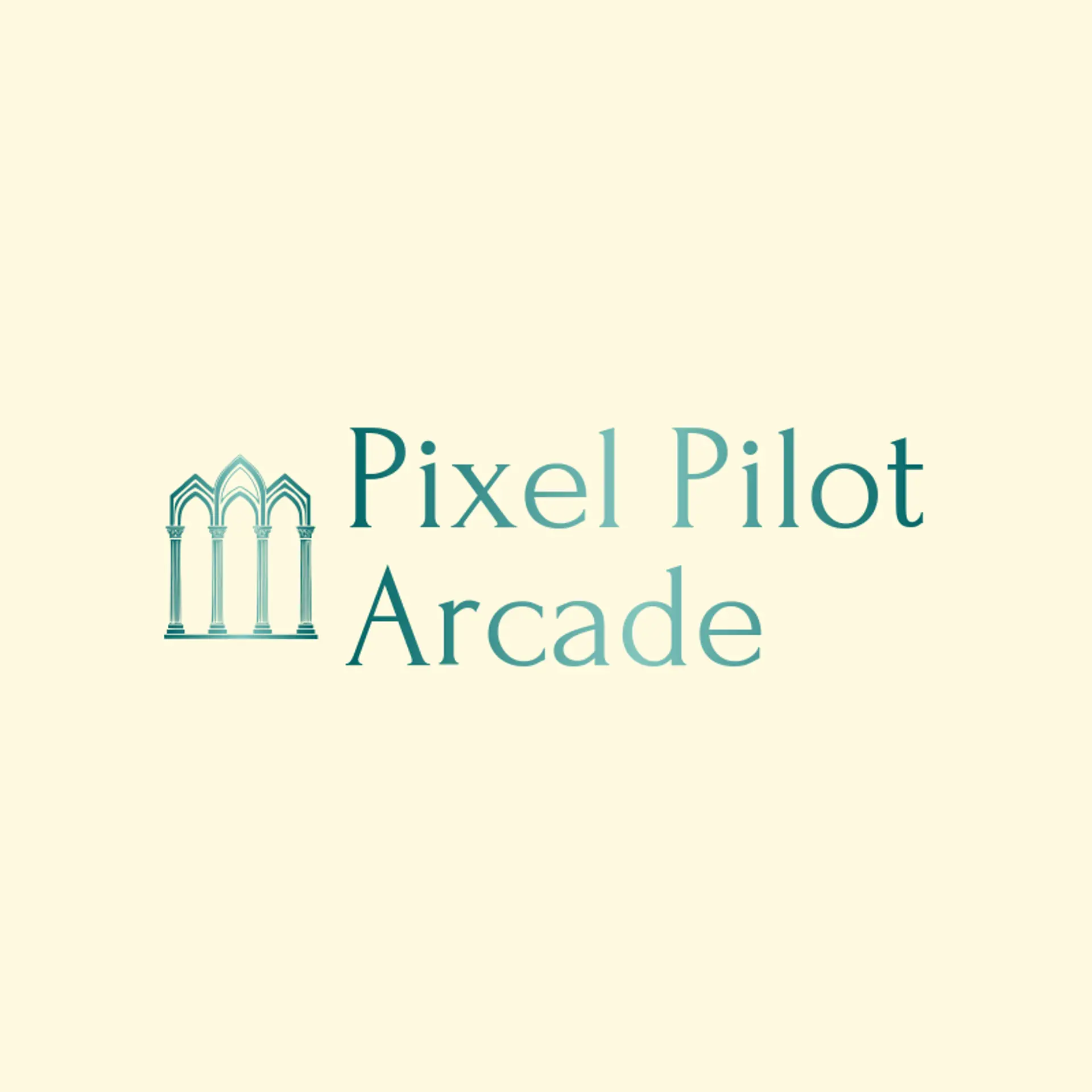 Pixel Pilot Arcade logo for arcade