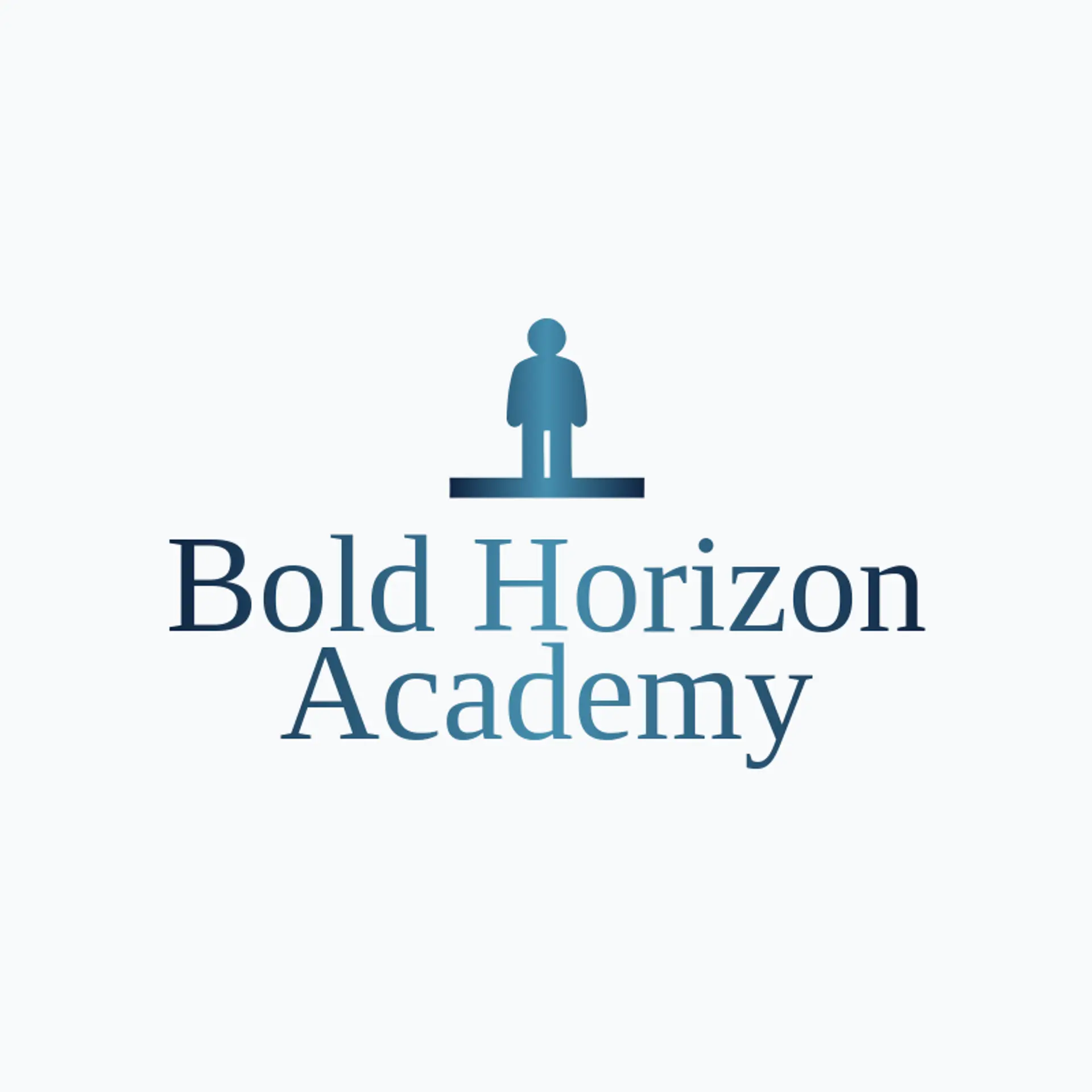 Bold Horizon Academy logo for student