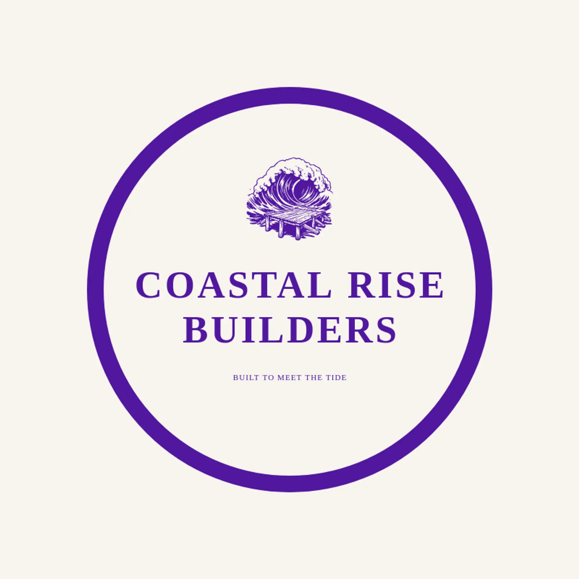 Coastal Rise Builders logo for tsunami