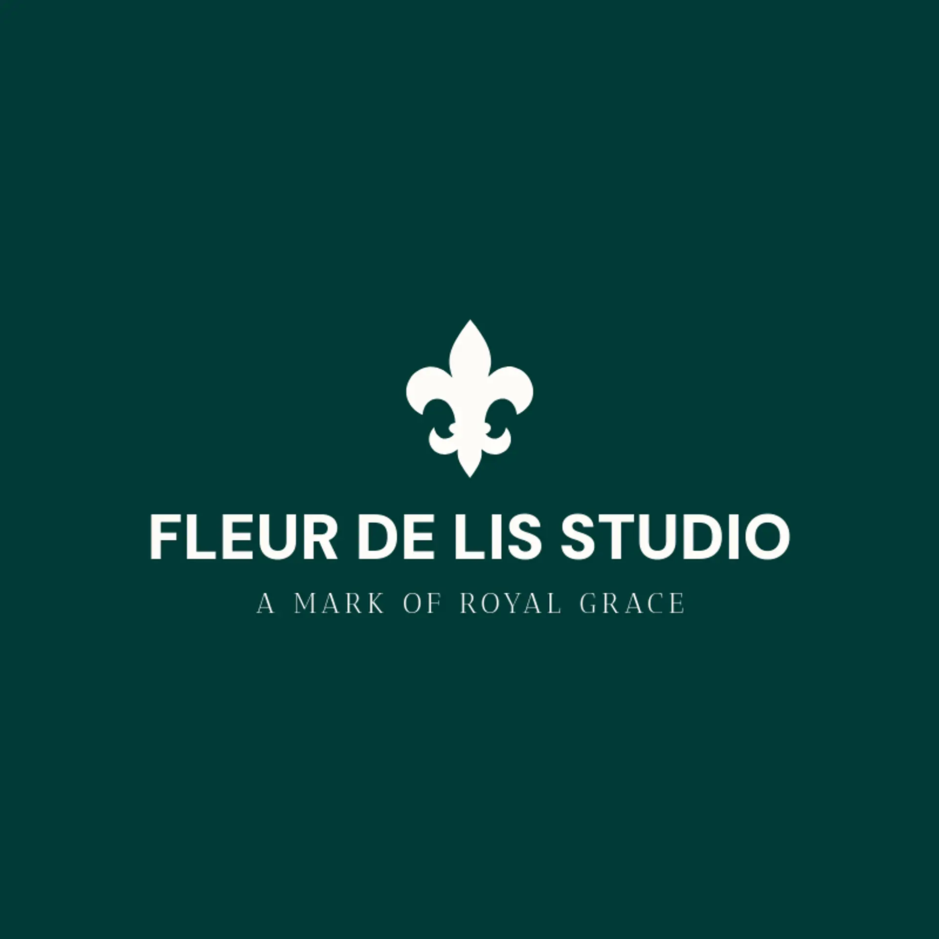 Fleur De Lis Studio logo for fleur de lis