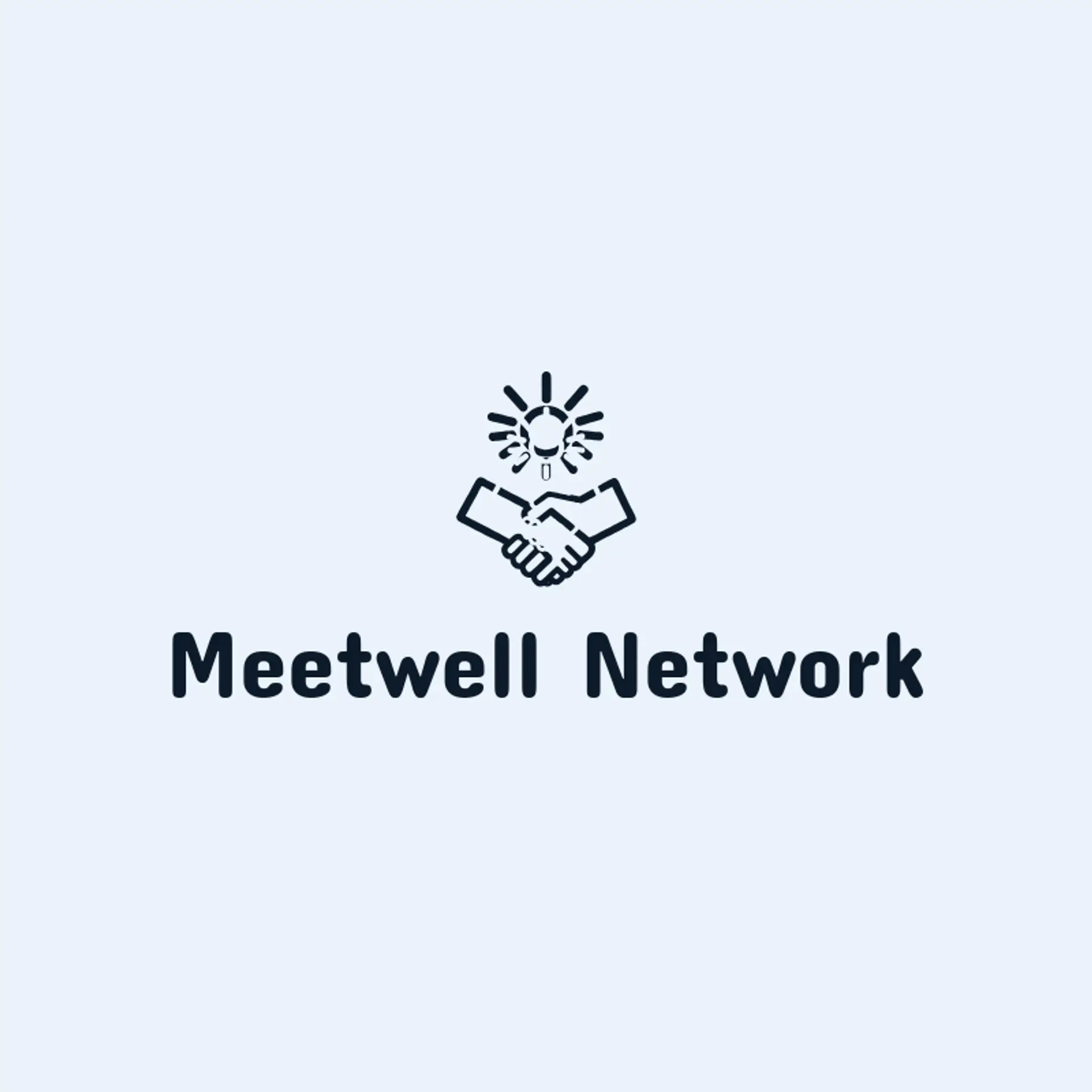 Meetwell Network logo for handshake