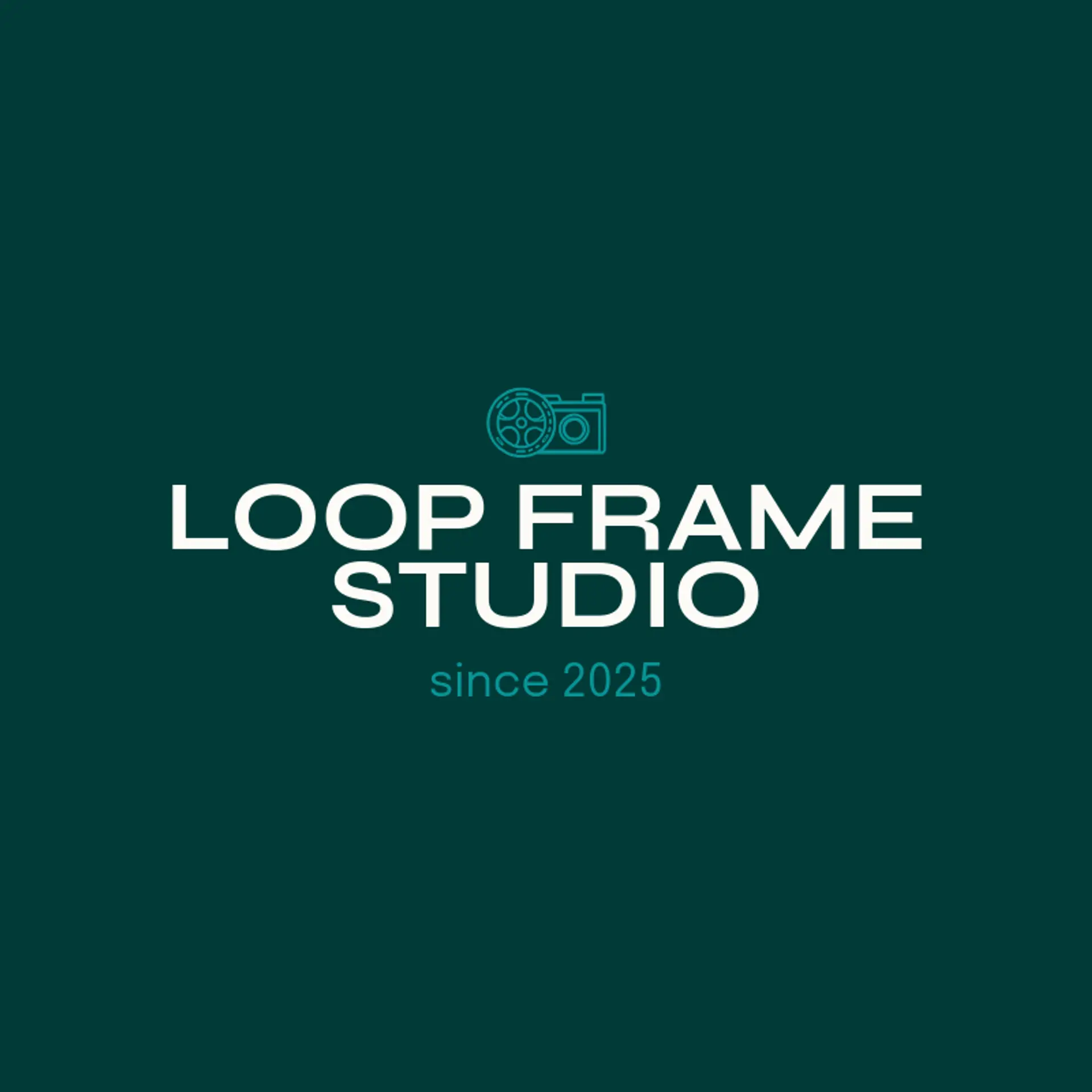 Loop Frame Studio logo for frame