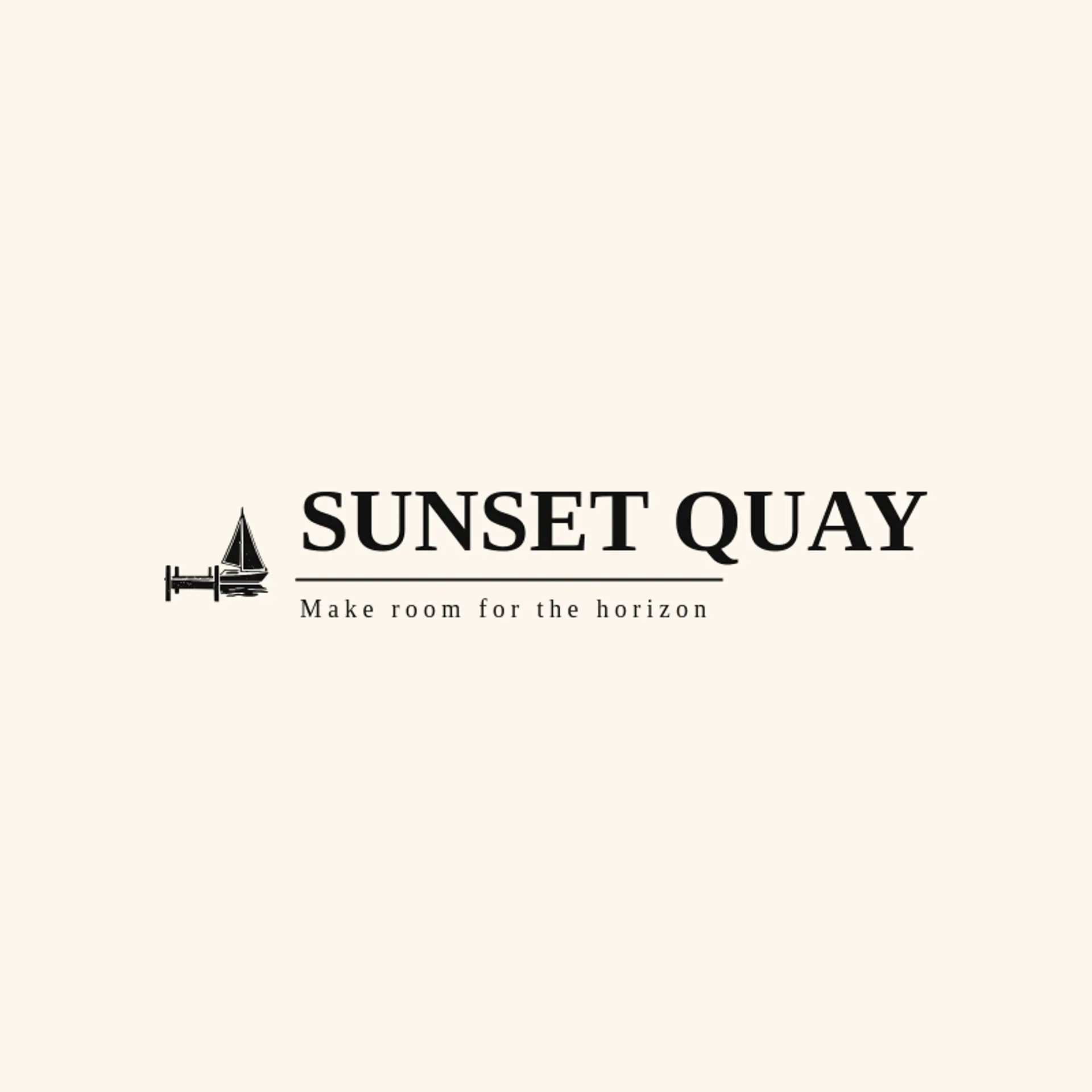 Sunset Quay logo for marina
