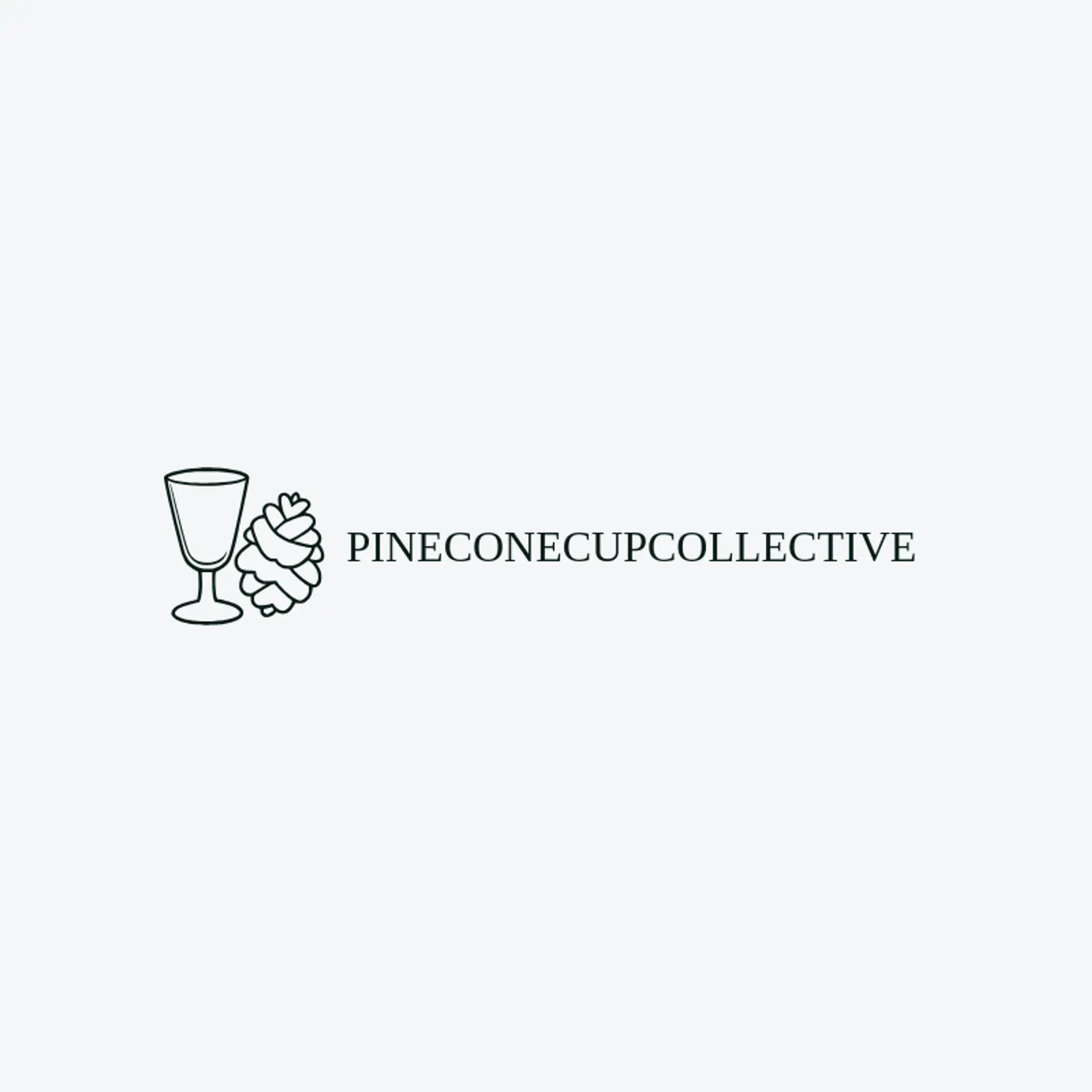 Pinecone Cup Collective logo for tumbler