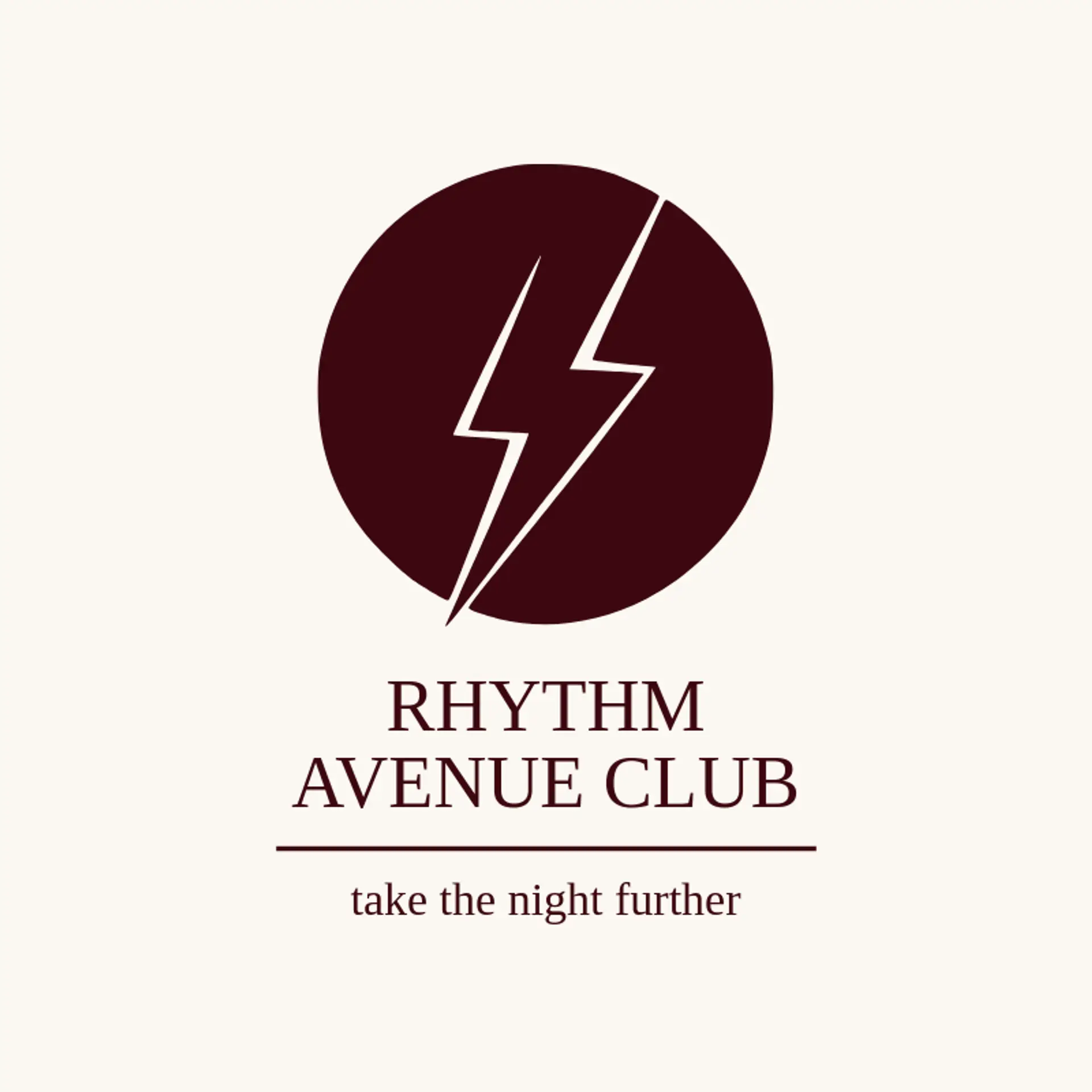 Rhythm Avenue Club logo for disco
