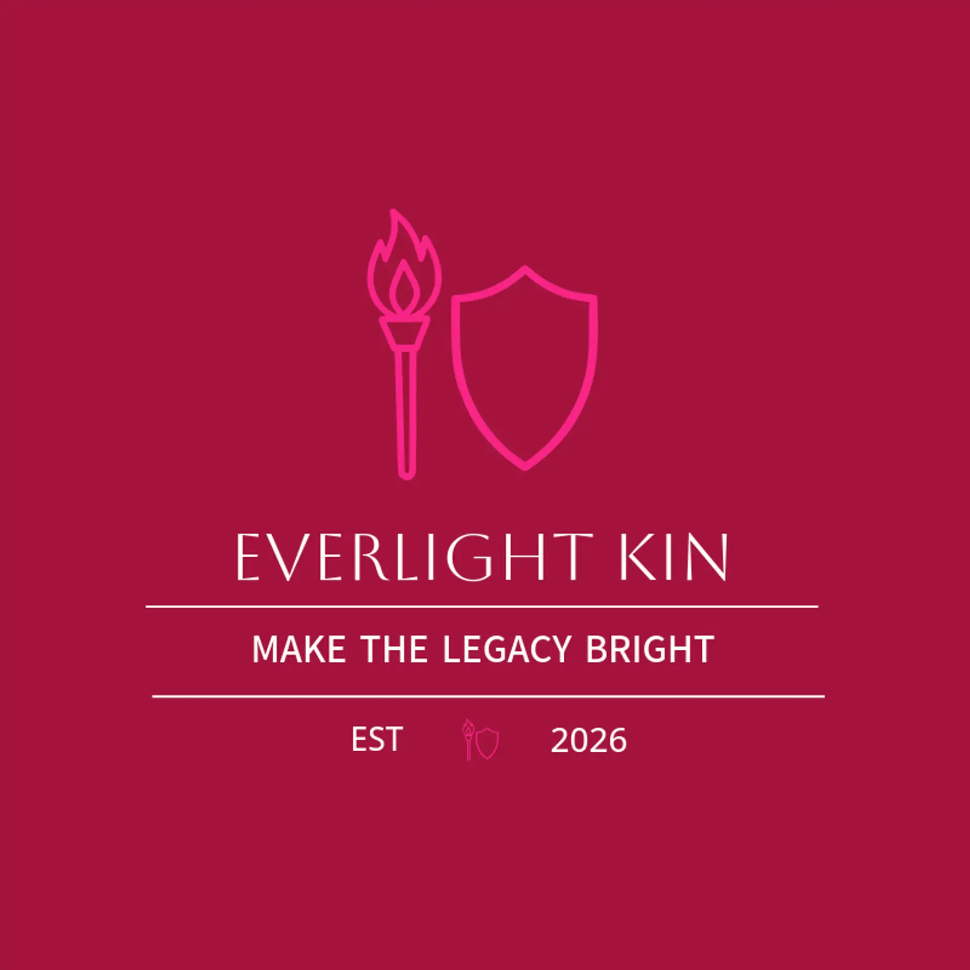 Everlight Kin logo for family crest