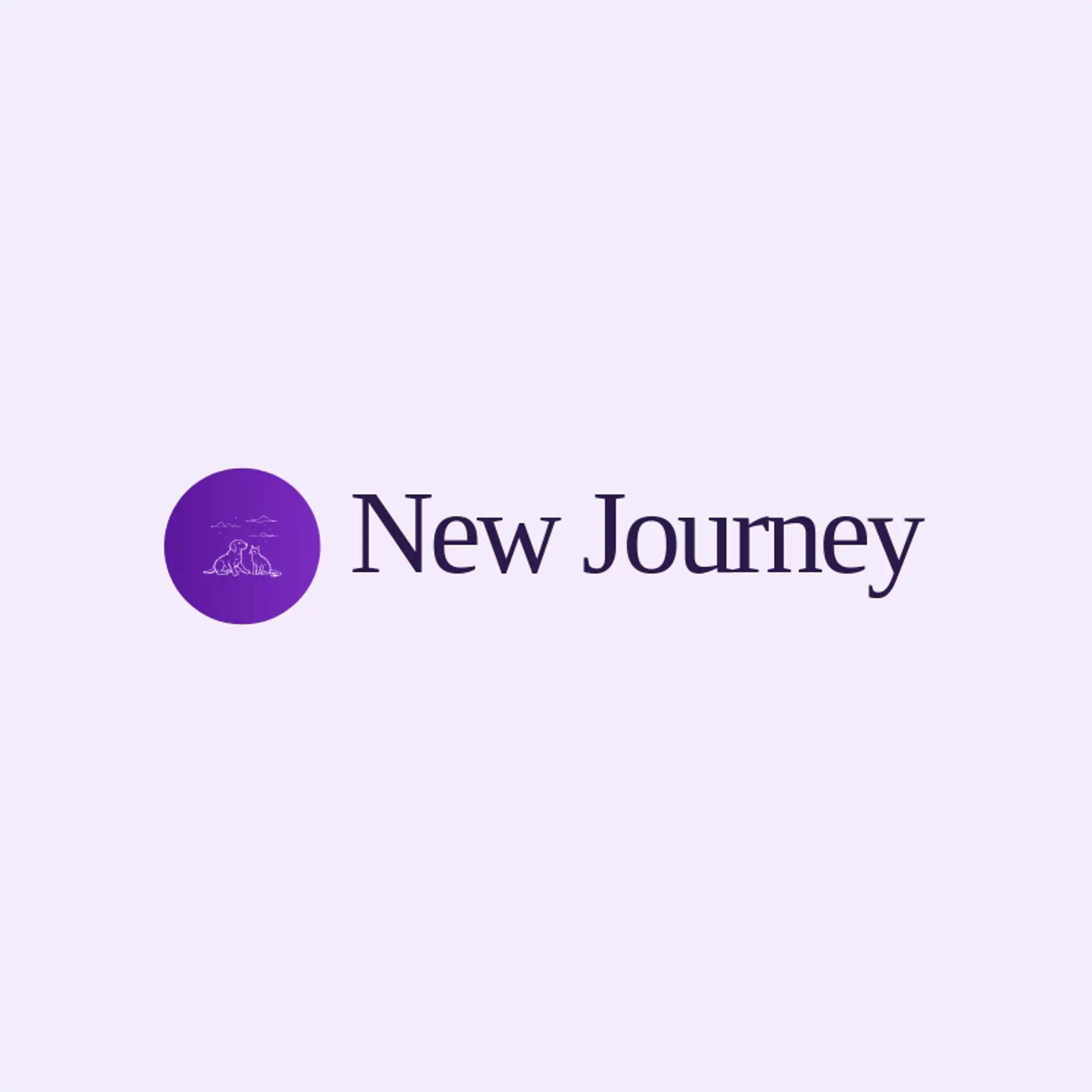 New Journey logo for animal shelter