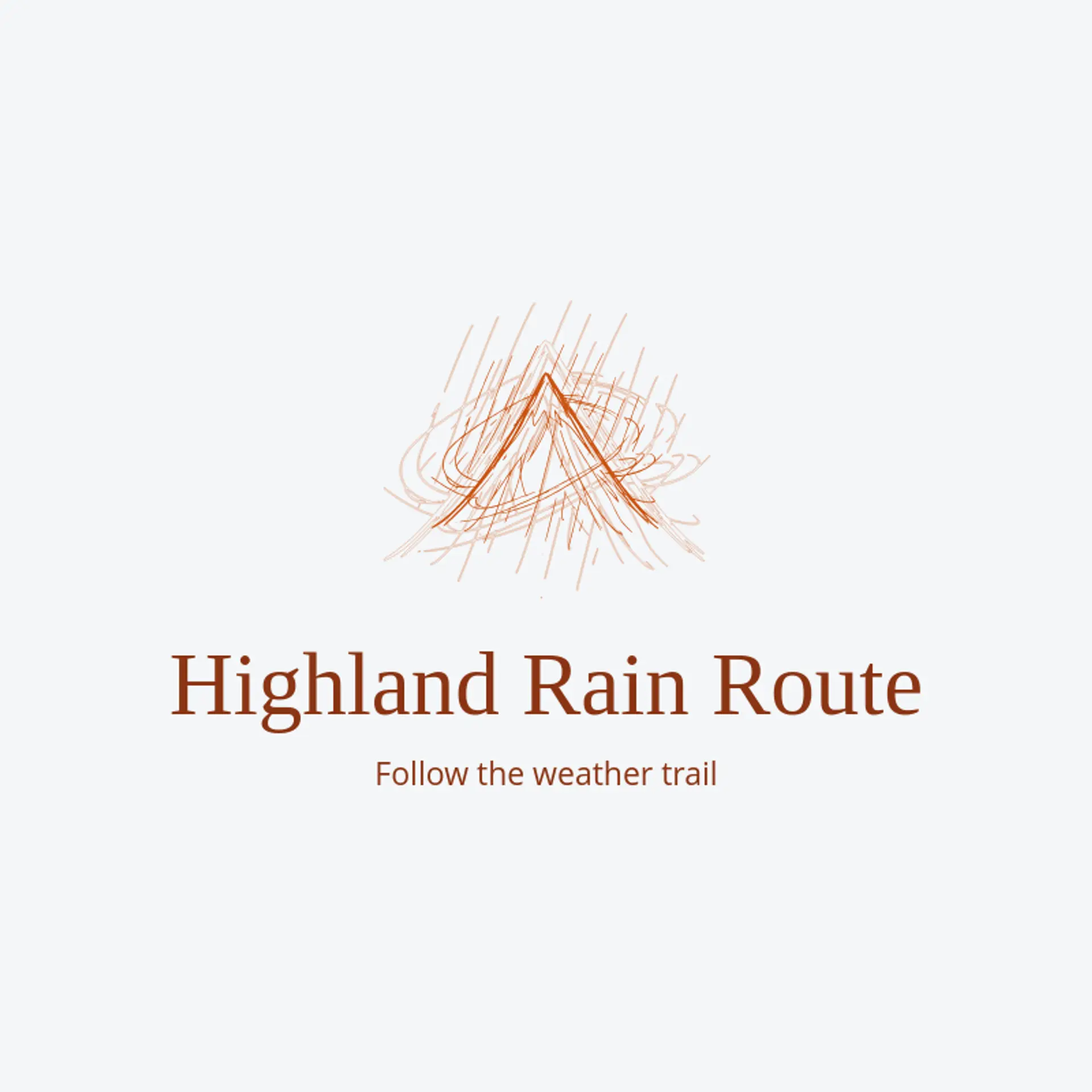 Highland Rain Route logo for rain