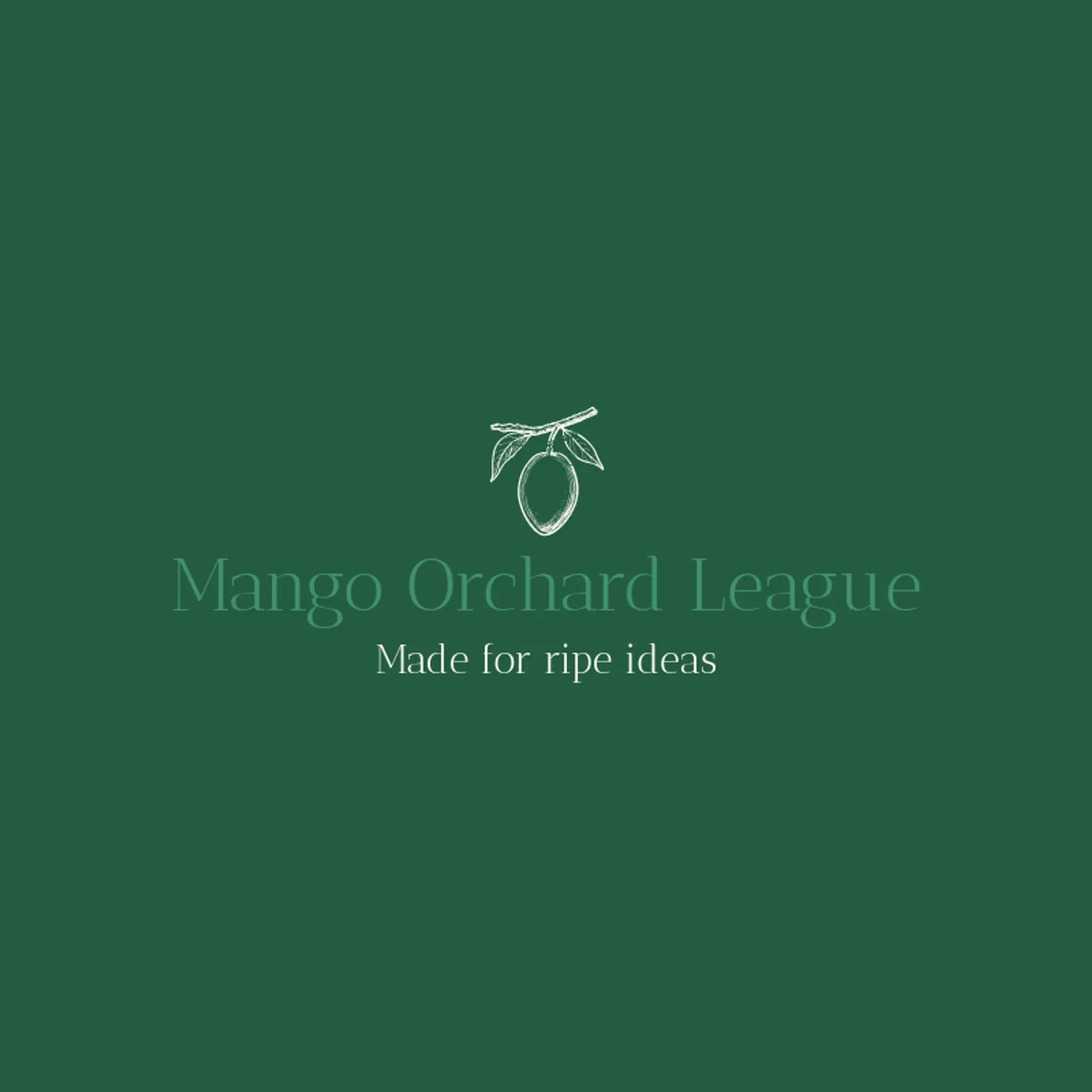 Mango Orchard League logo for mango
