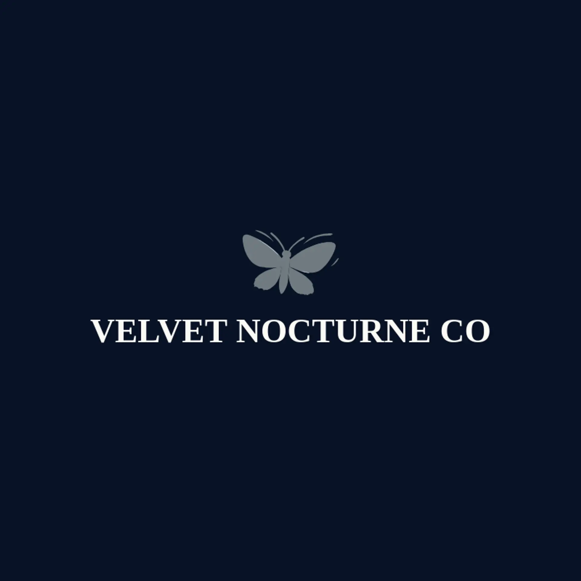 Velvet Nocturne Co logo for moth