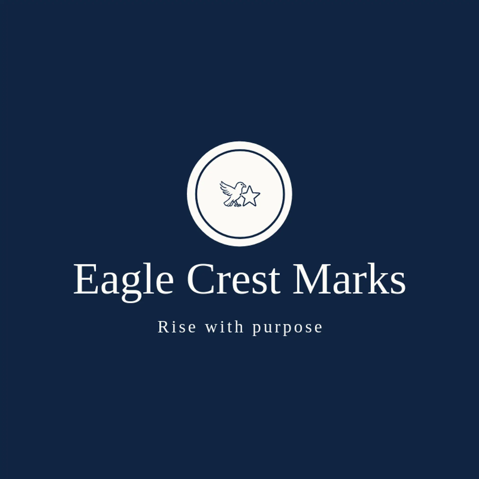 Eagle Crest Marks logo for seal