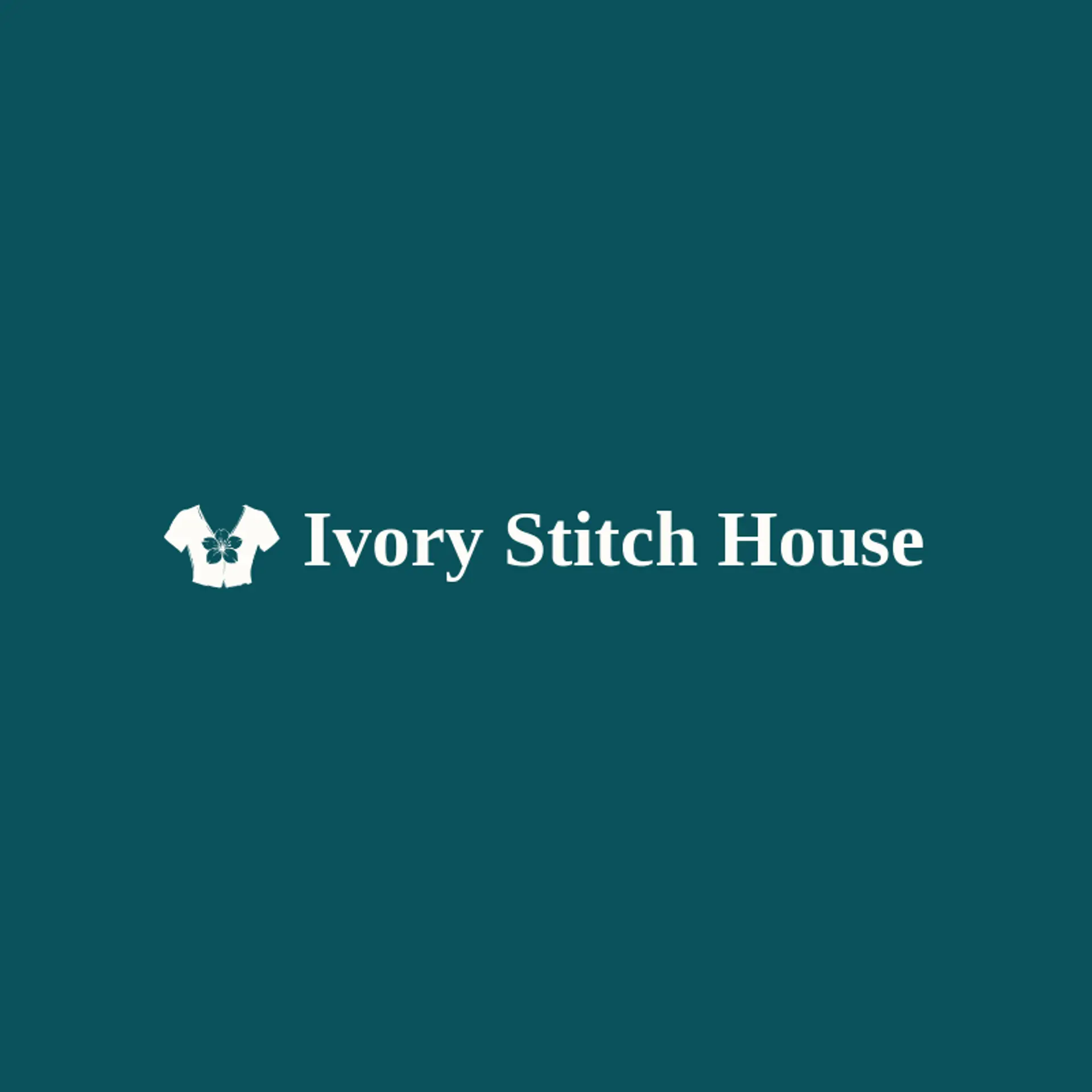 Ivory Stitch House logo for apparel