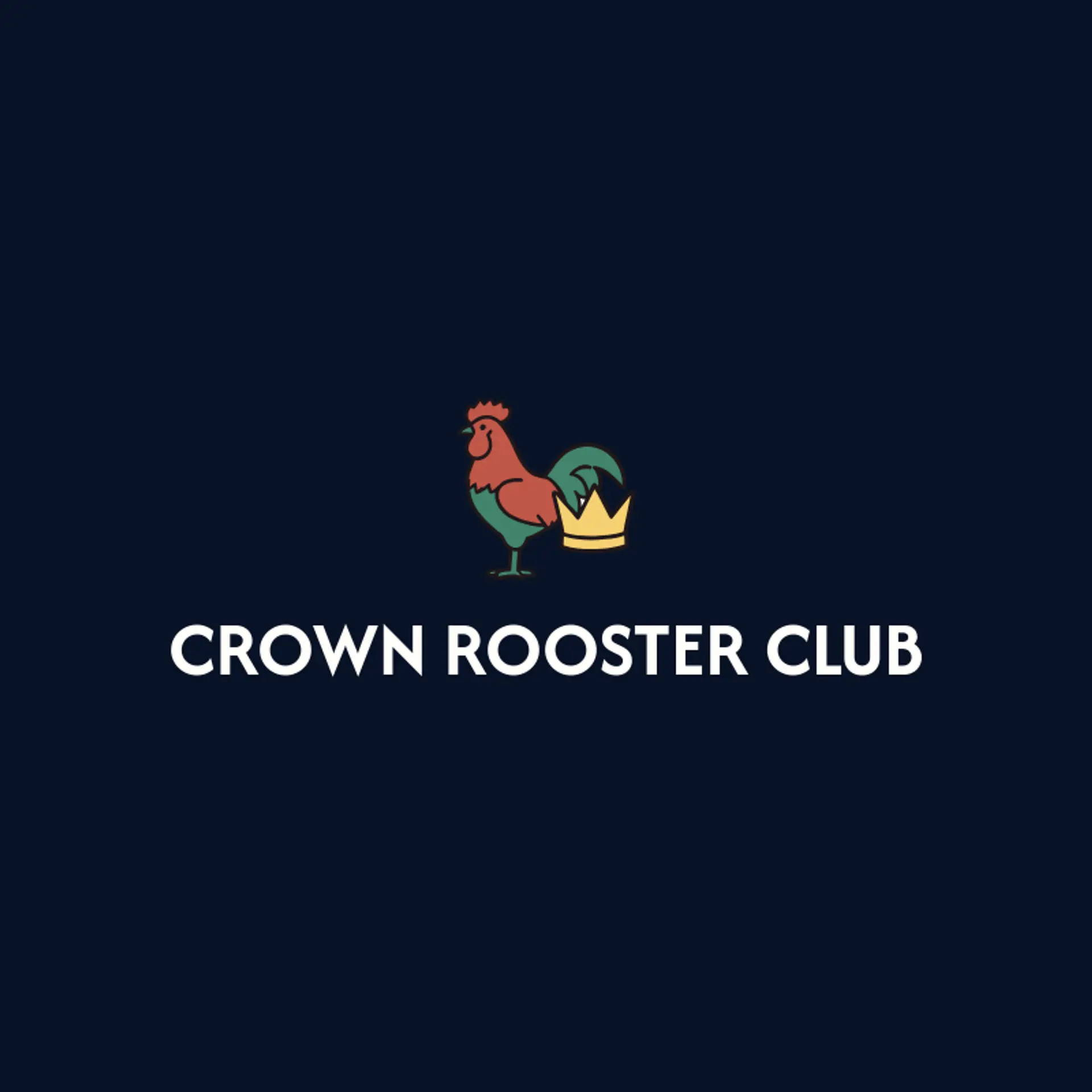 Crown Rooster Club logo for gamefowl