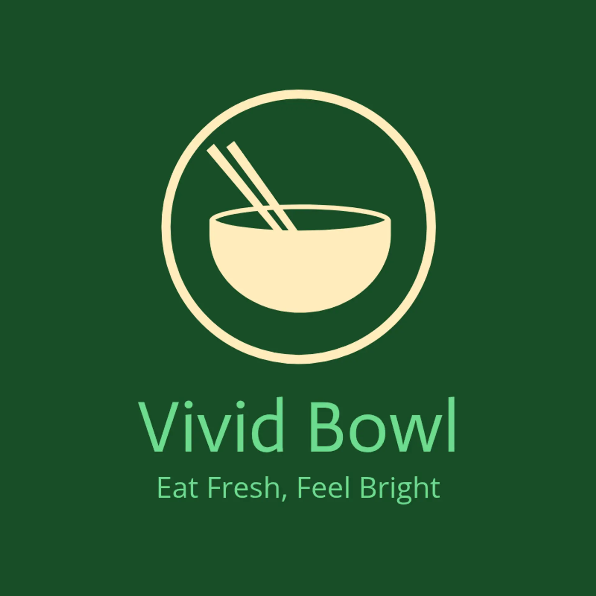Verdant Plate logo for healthy restaurant