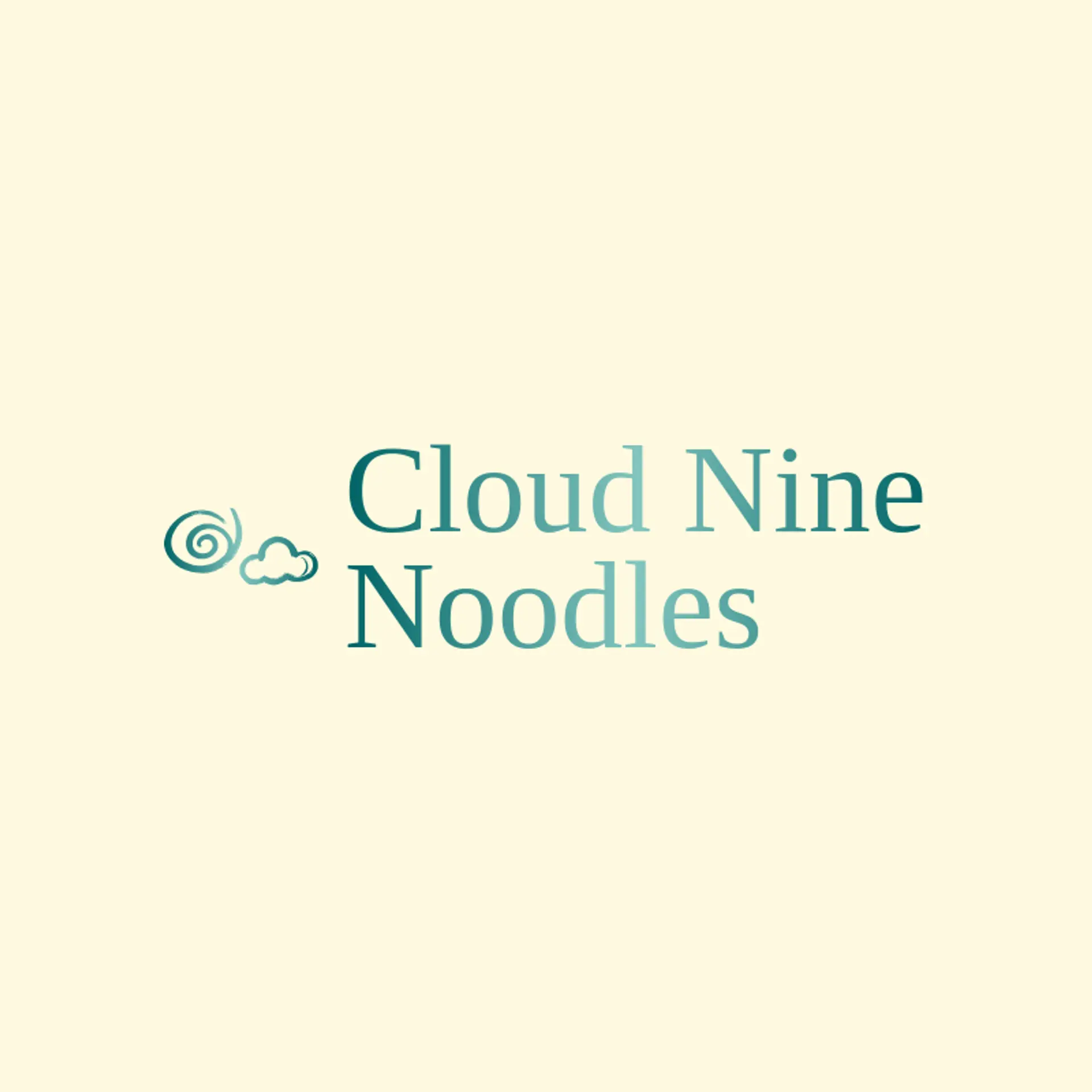 Cloud Nine Noodles logo for chinese food