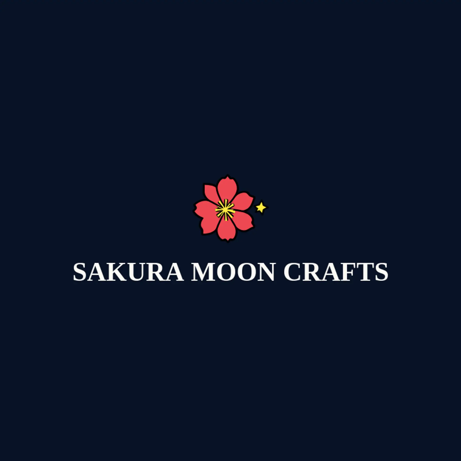 Sakura Moon Crafts logo for sakura