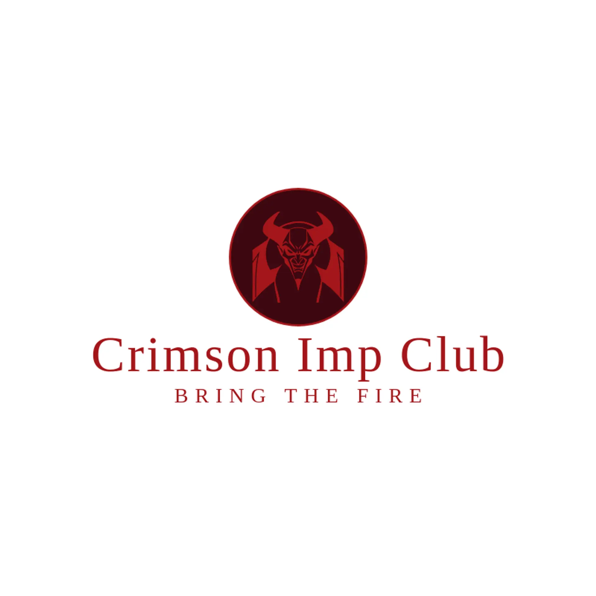 Crimson Imp Club logo for demon