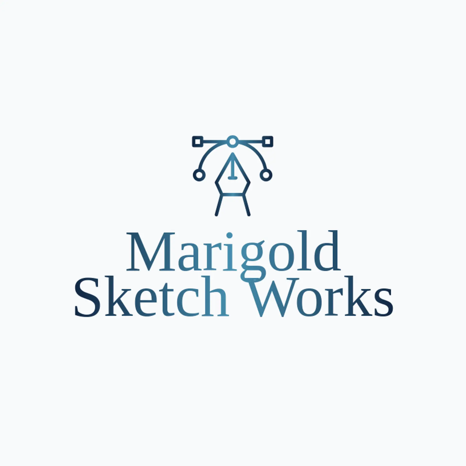 Marigold Sketch Works logo for illustrator