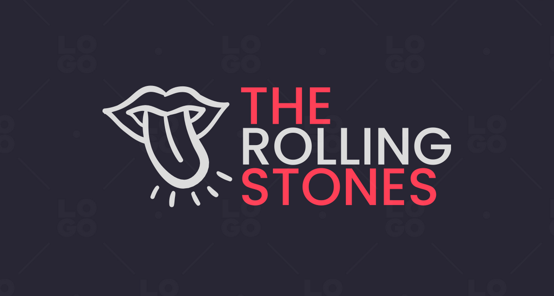 The Rolling Stones logo variation