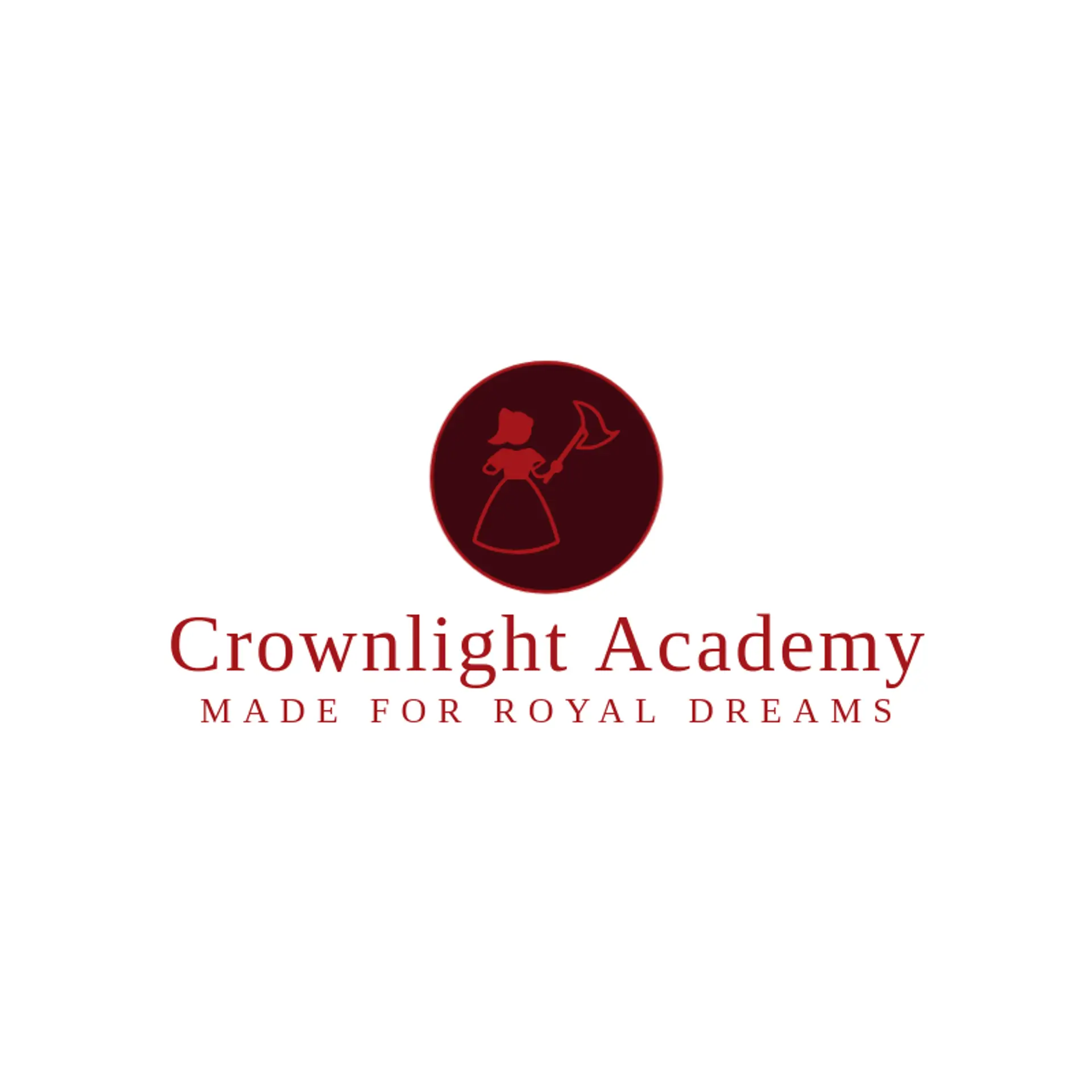 Crownlight Academy logo for princess