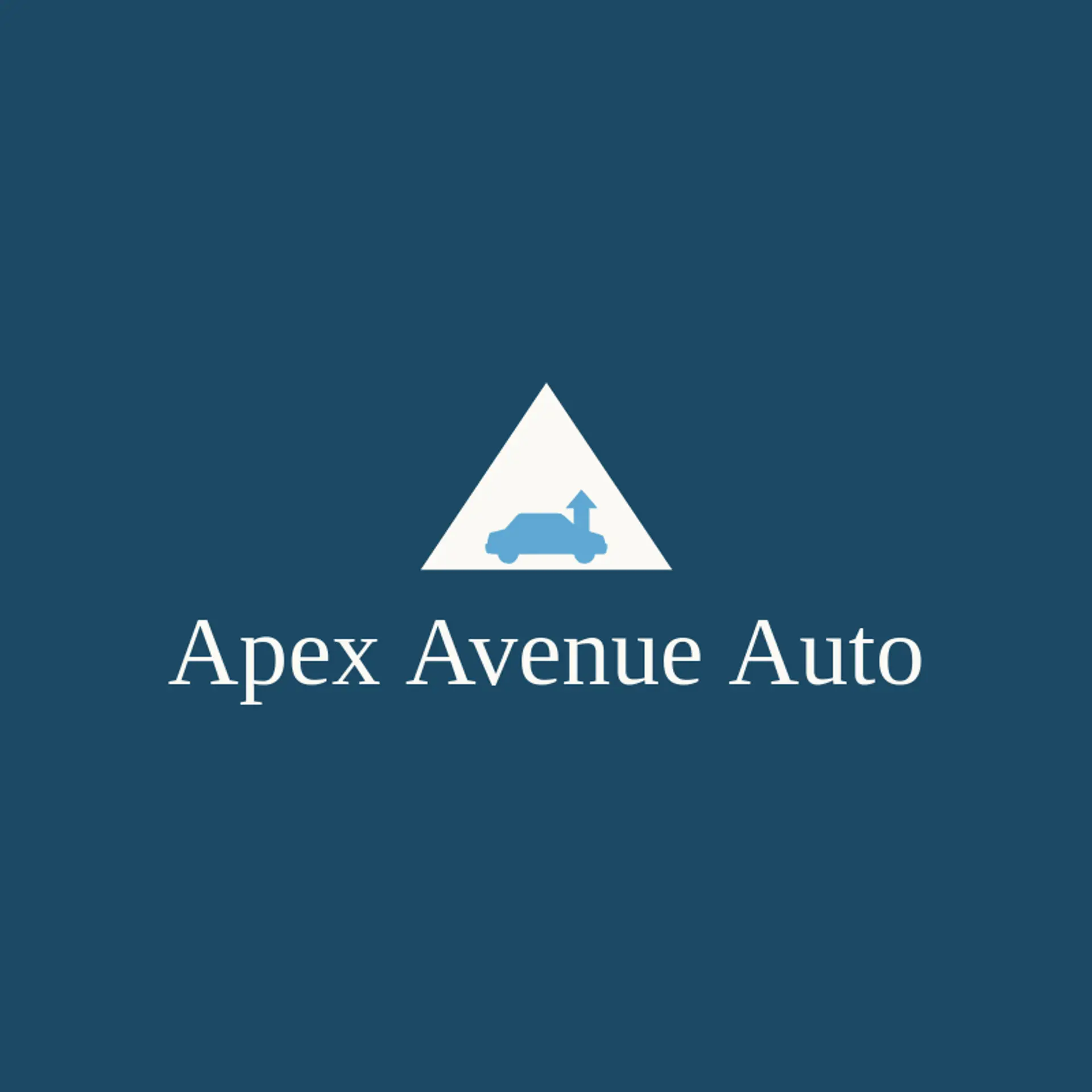 Apex Avenue Auto logo for car dealer