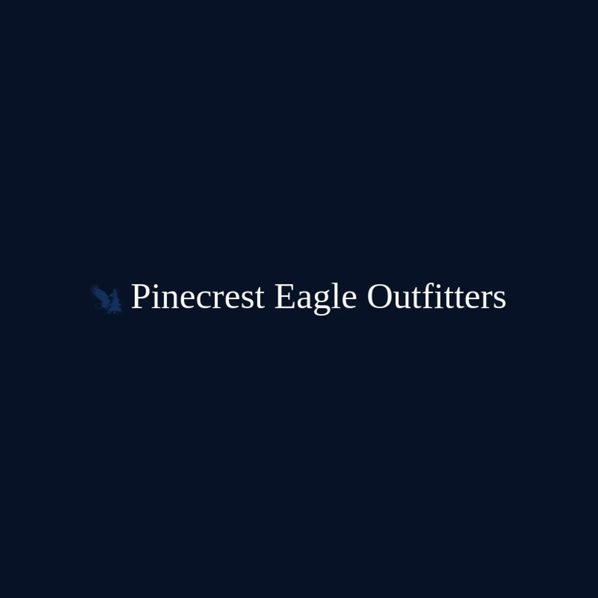 Pinecrest Eagle Outfitters logo for bald eagle
