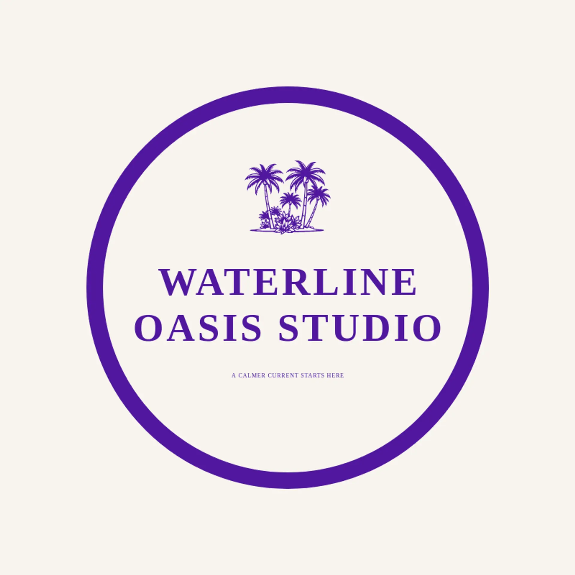 Waterline Oasis Studio logo for oasis