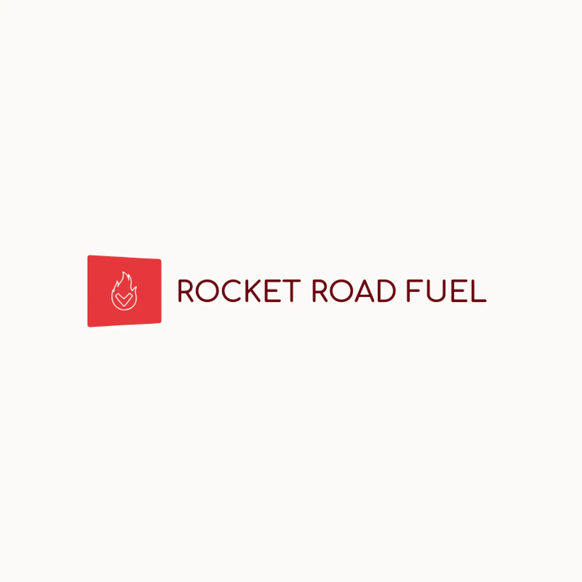 Rocket Road Fuel logo for gas station