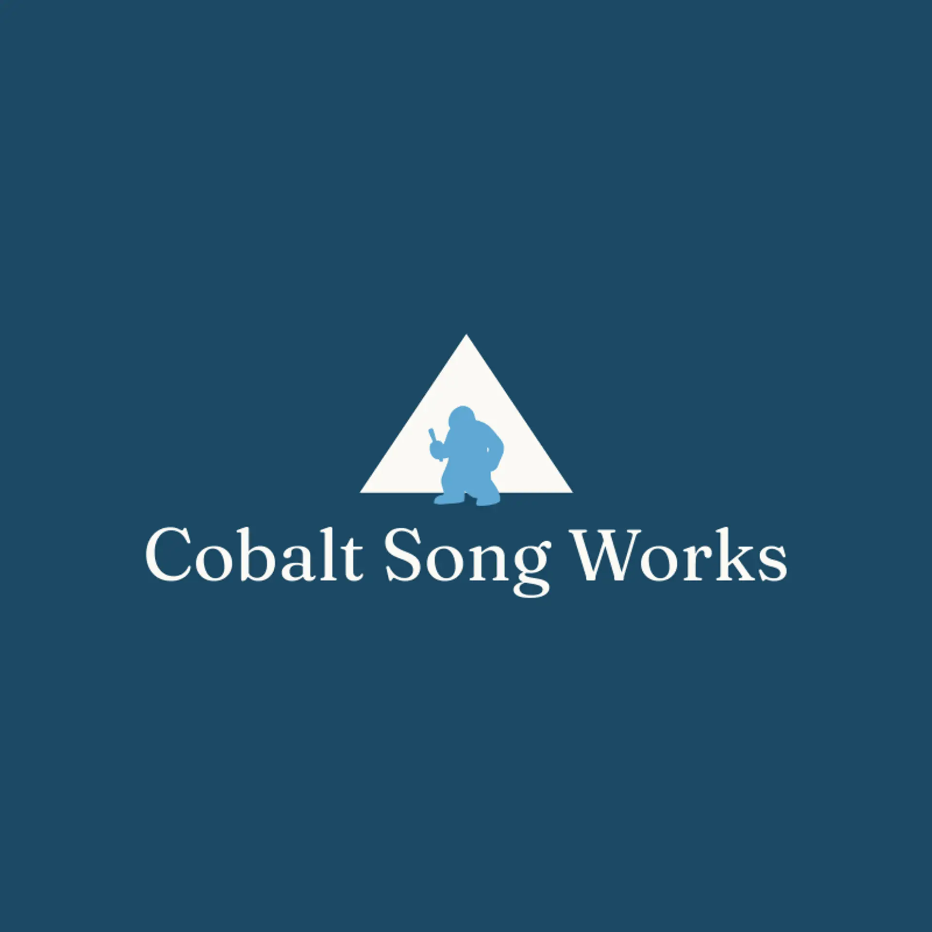 Cobalt Song Works logo for singer