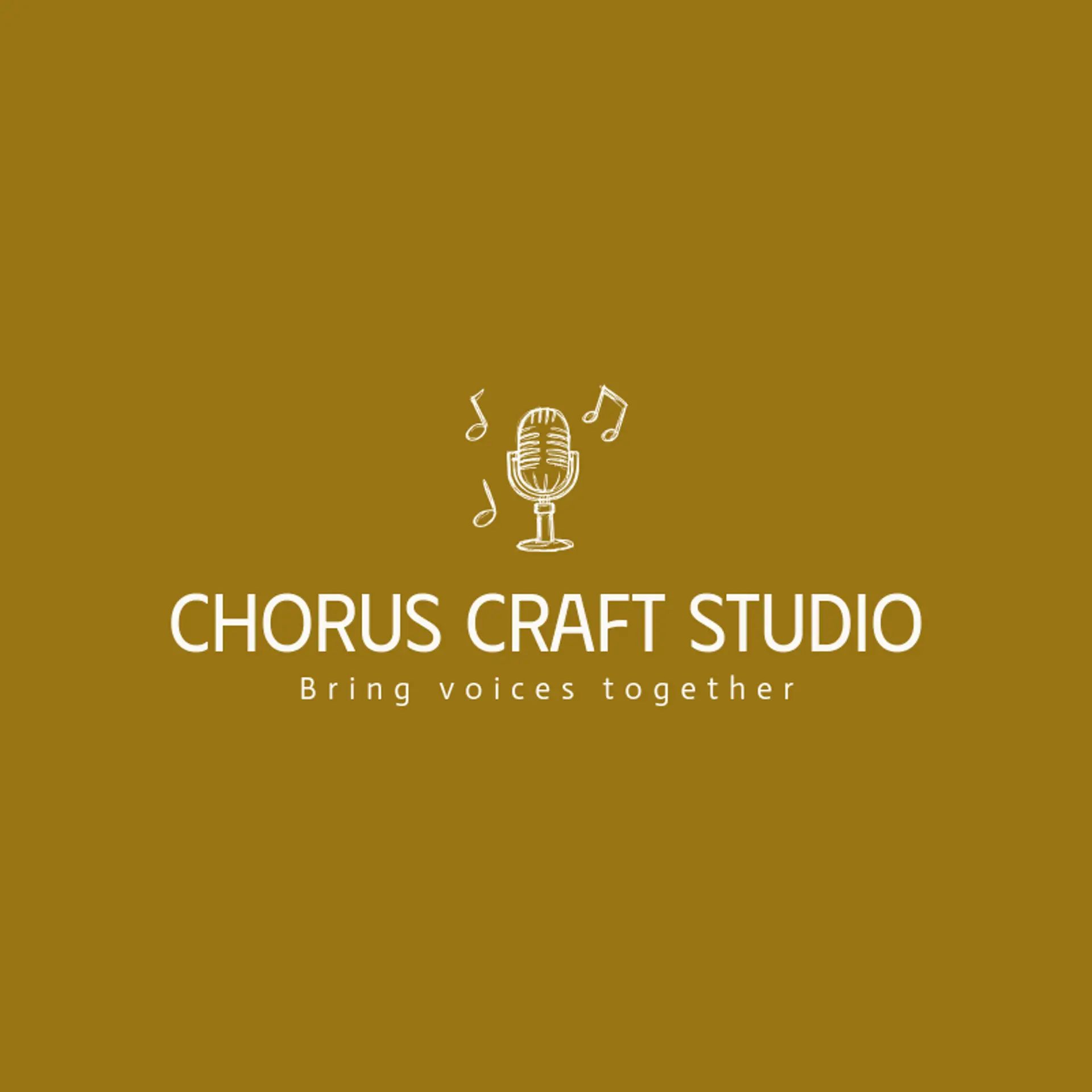 Chorus Craft Studio logo for microphone