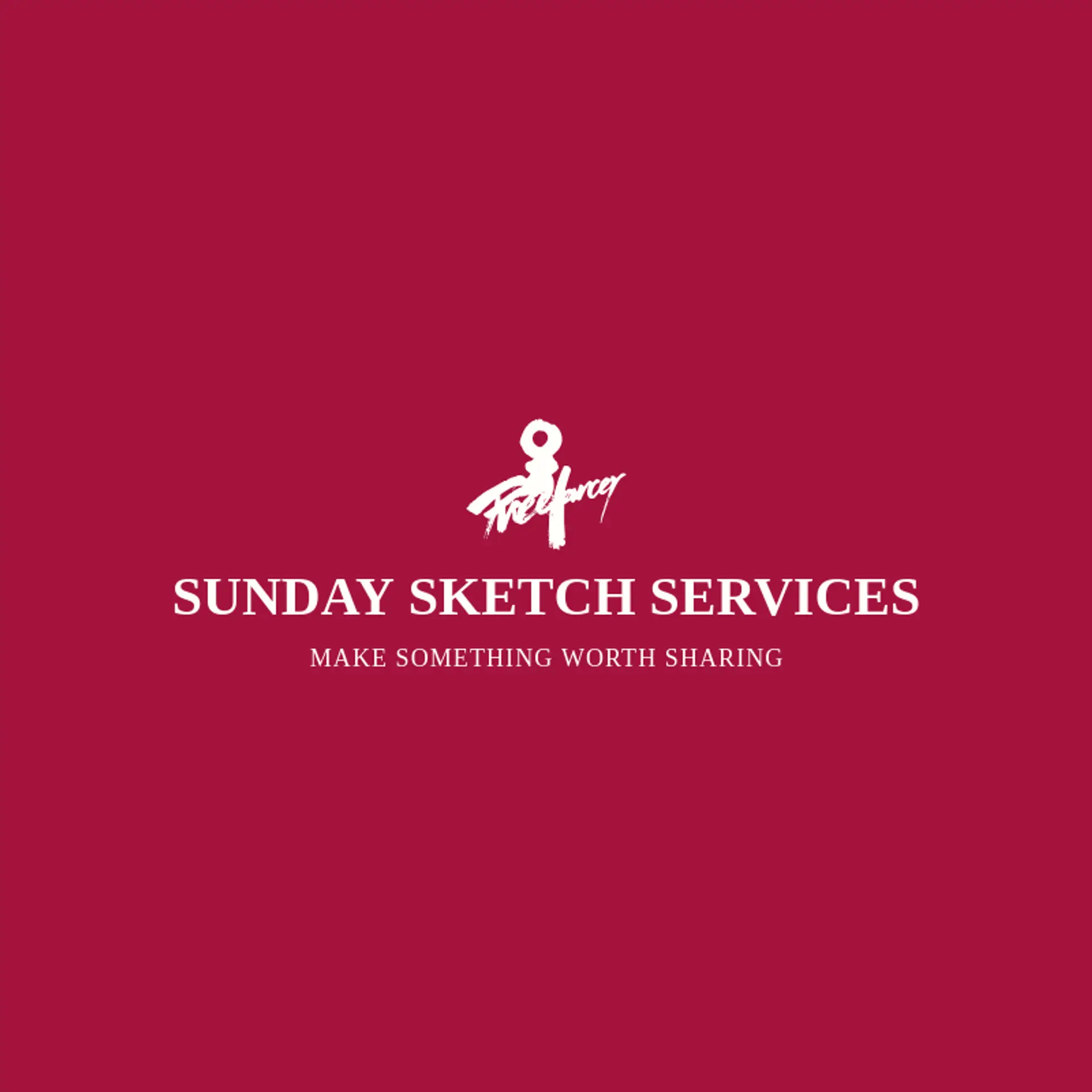 Sunday Sketch Services logo for freelancer