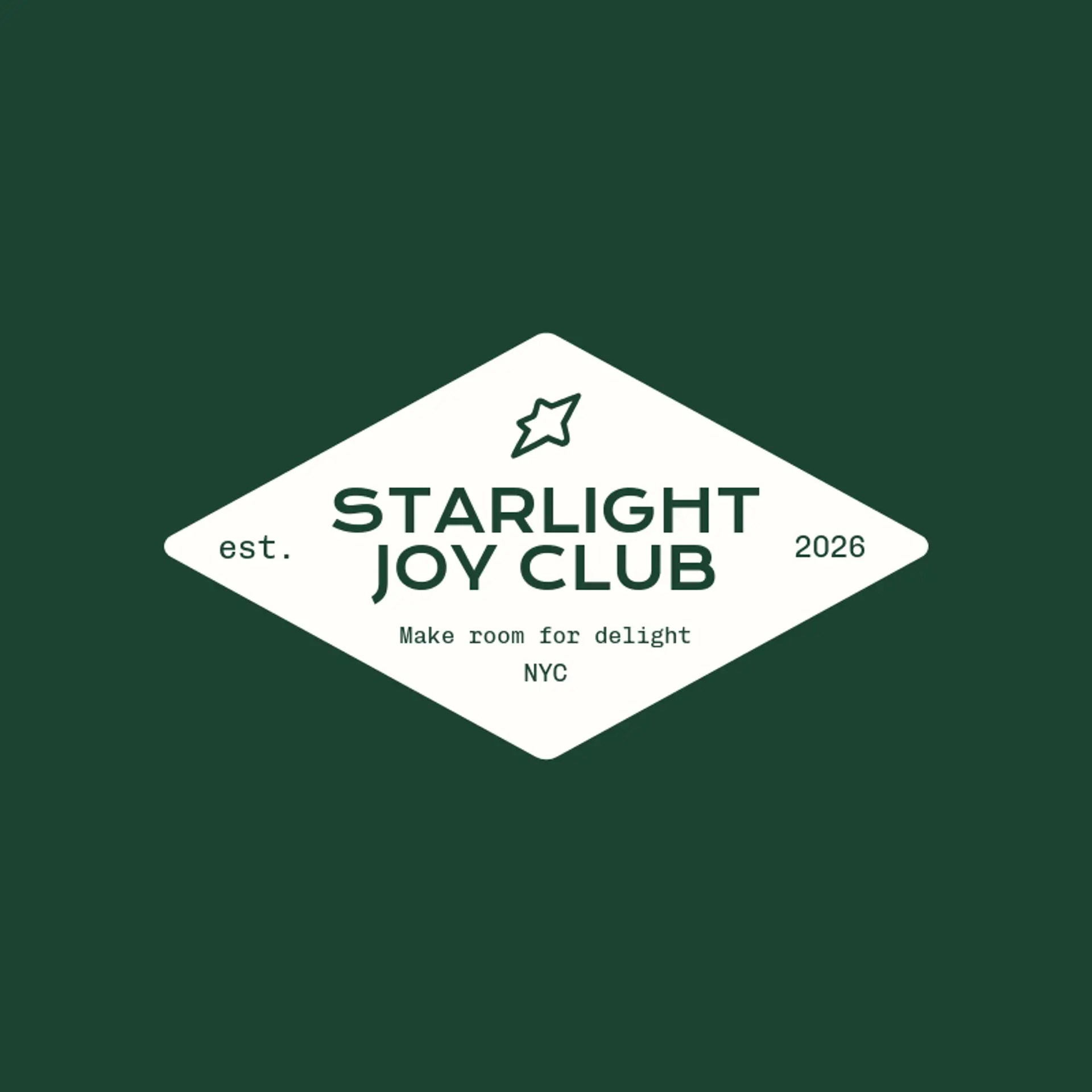 Starlight Joy Club logo for star