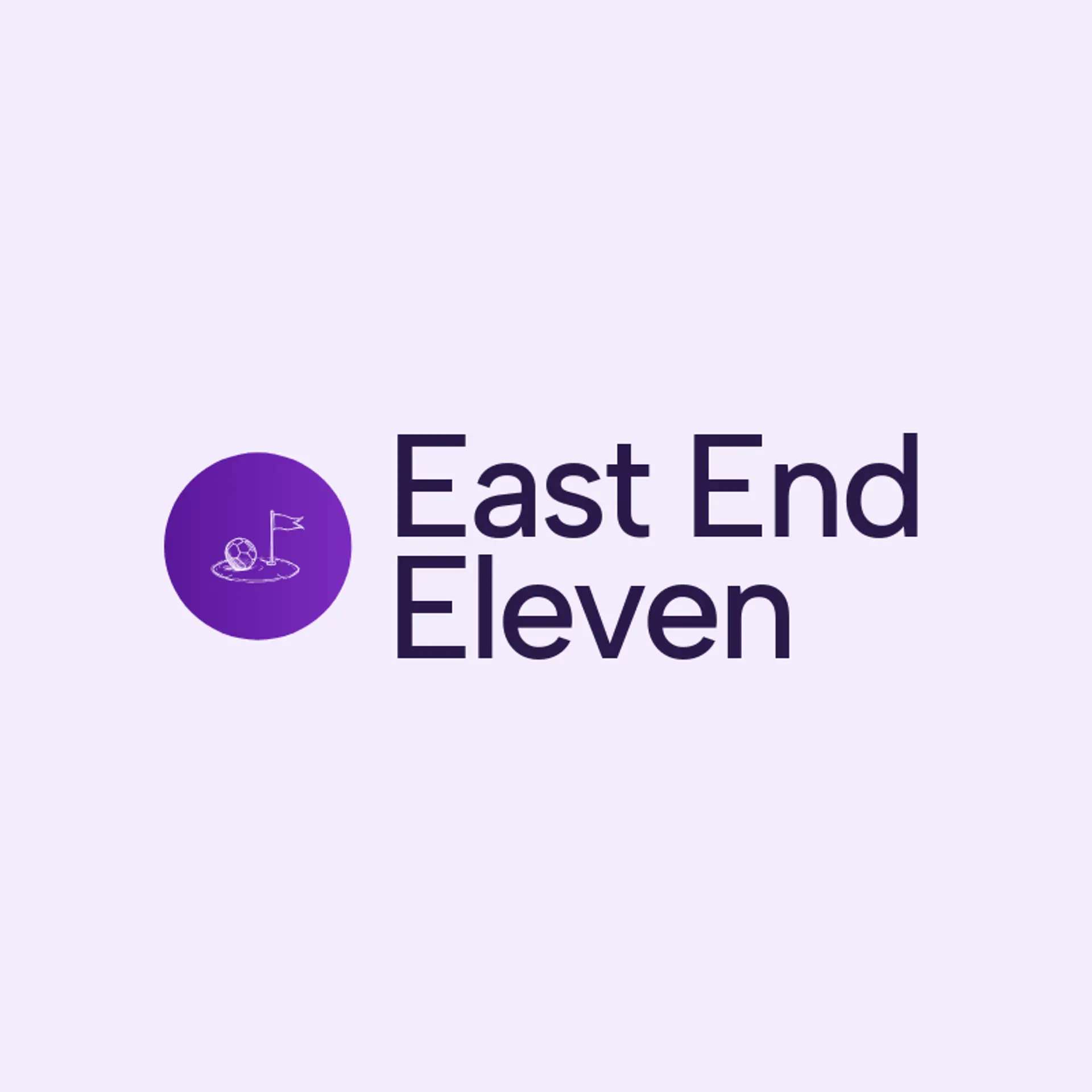 East End Eleven logo for football team